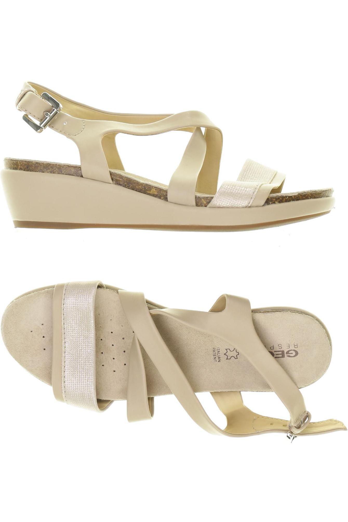 

Geox Damen Sandale, beige, Gr. 36