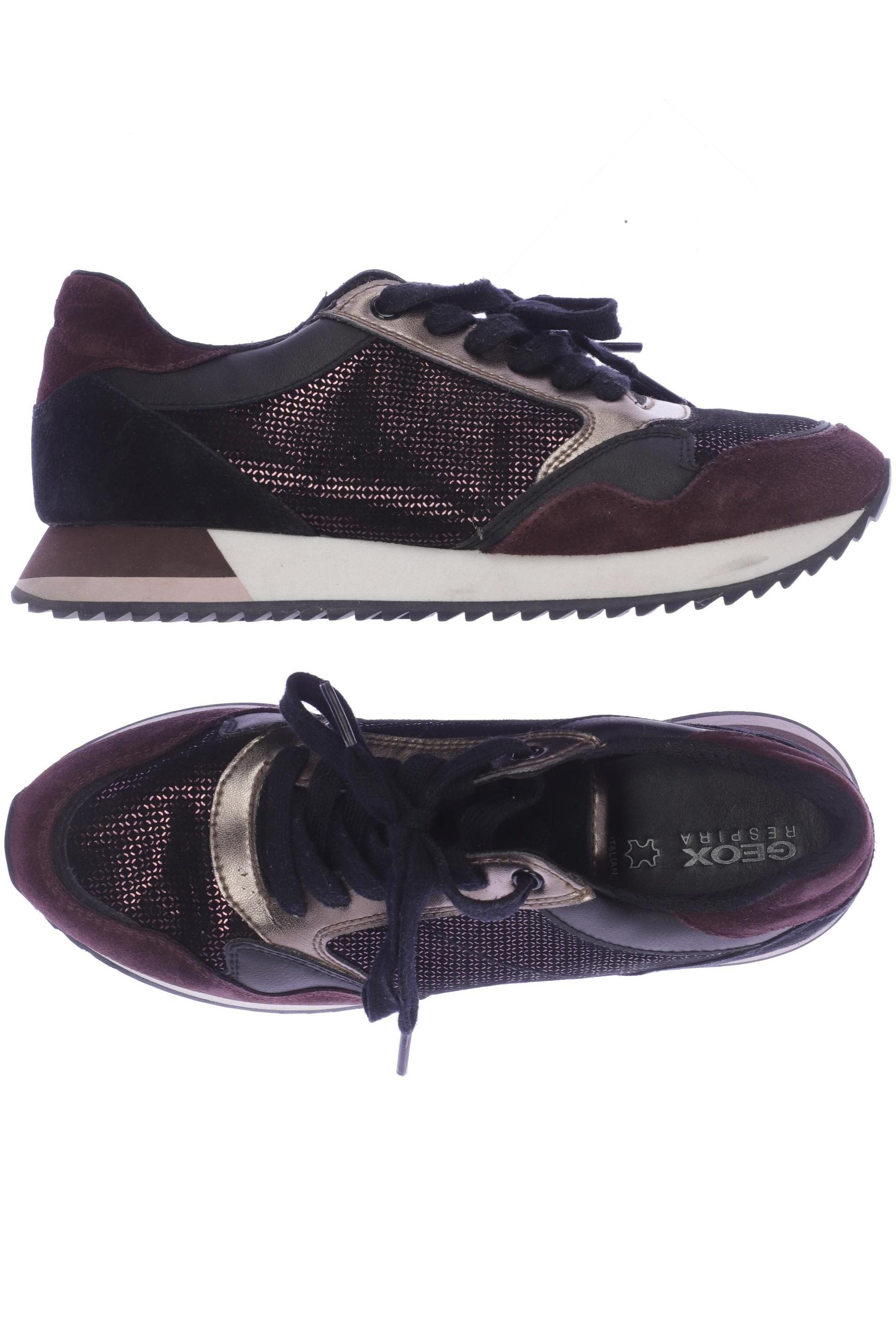 

Geox Damen Sneakers, bordeaux, Gr. 38