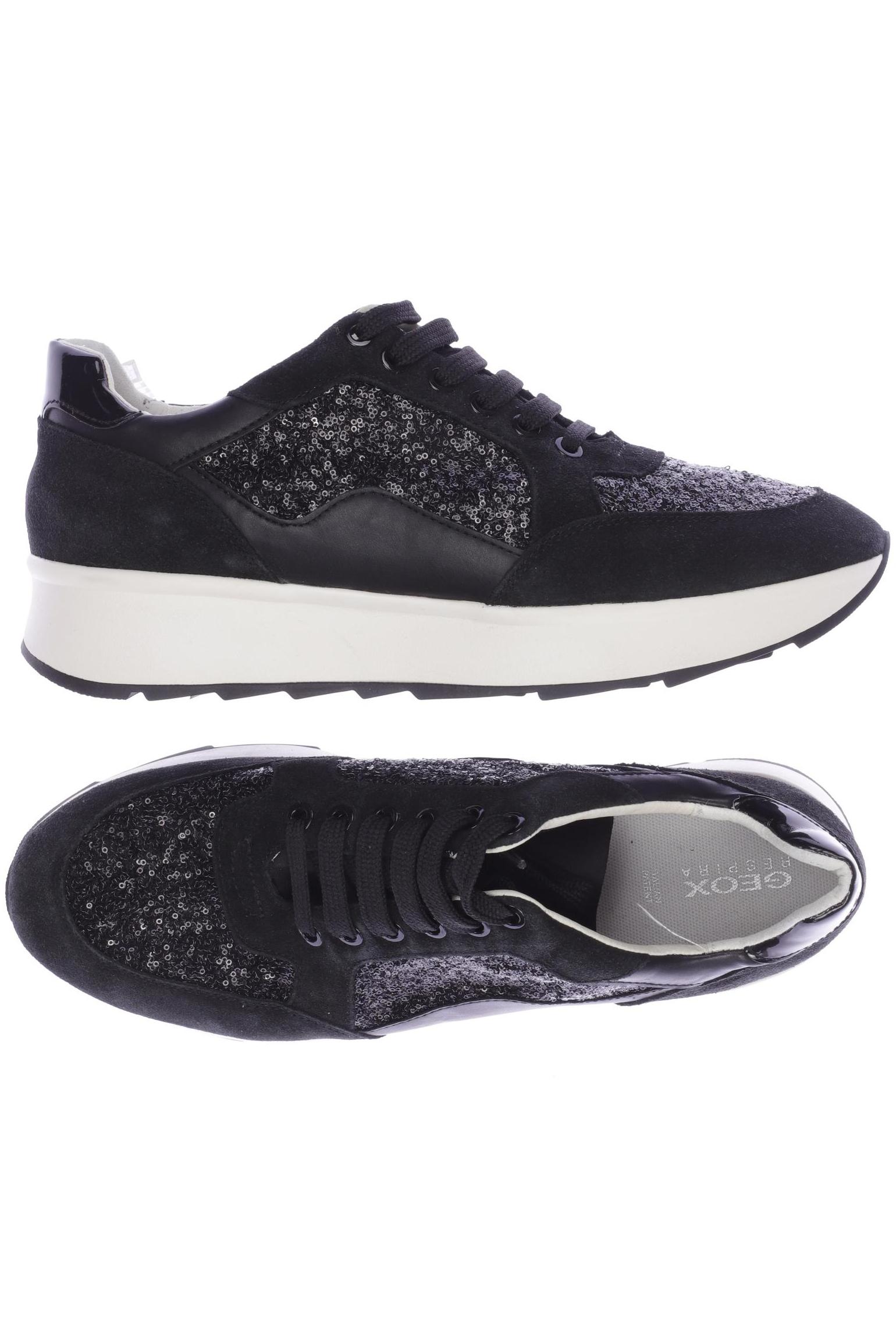 

Geox Damen Sneakers, schwarz