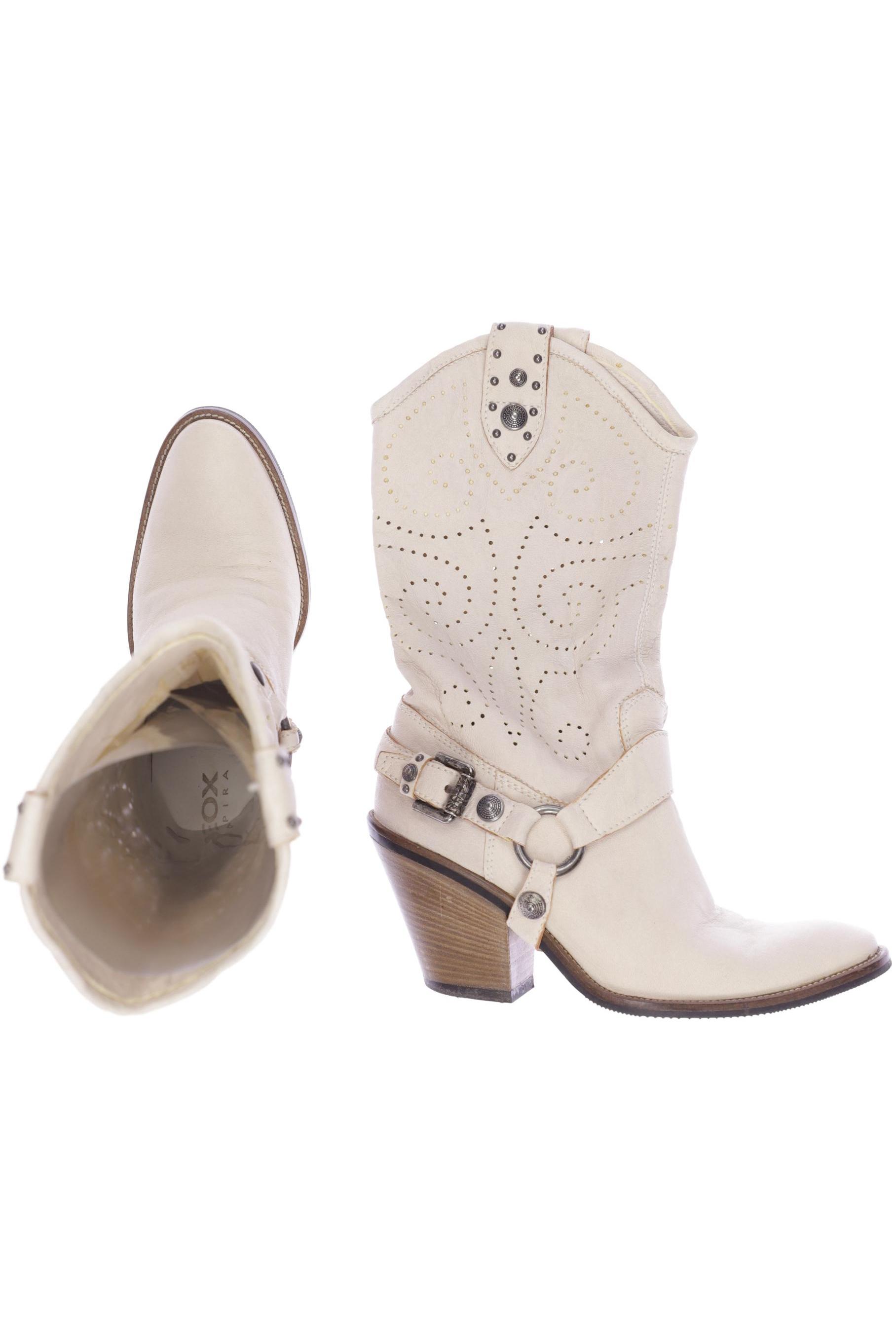

Geox Damen Stiefel, cremeweiß, Gr. 38
