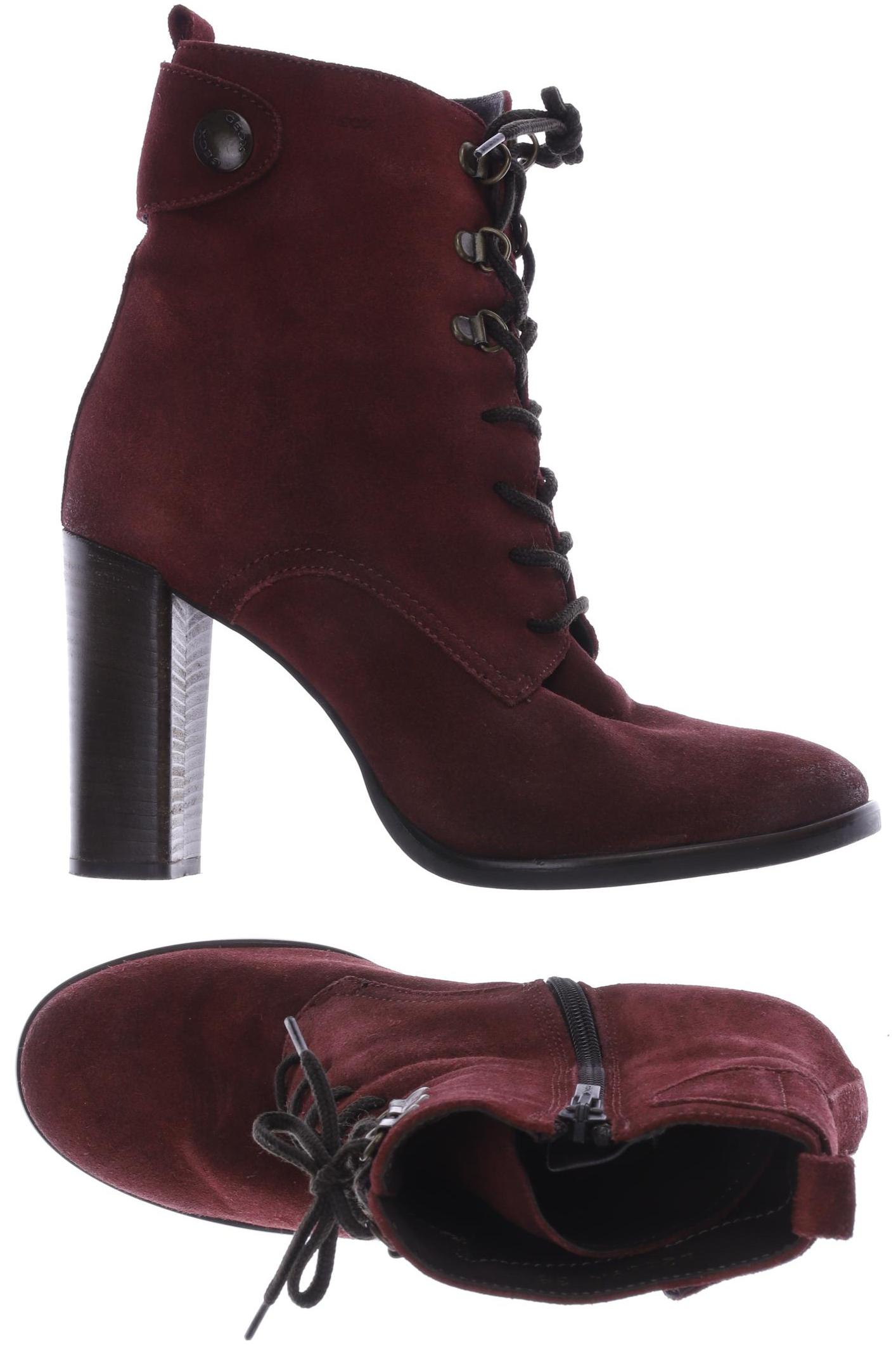 

Geox Damen Stiefelette, bordeaux, Gr. 38