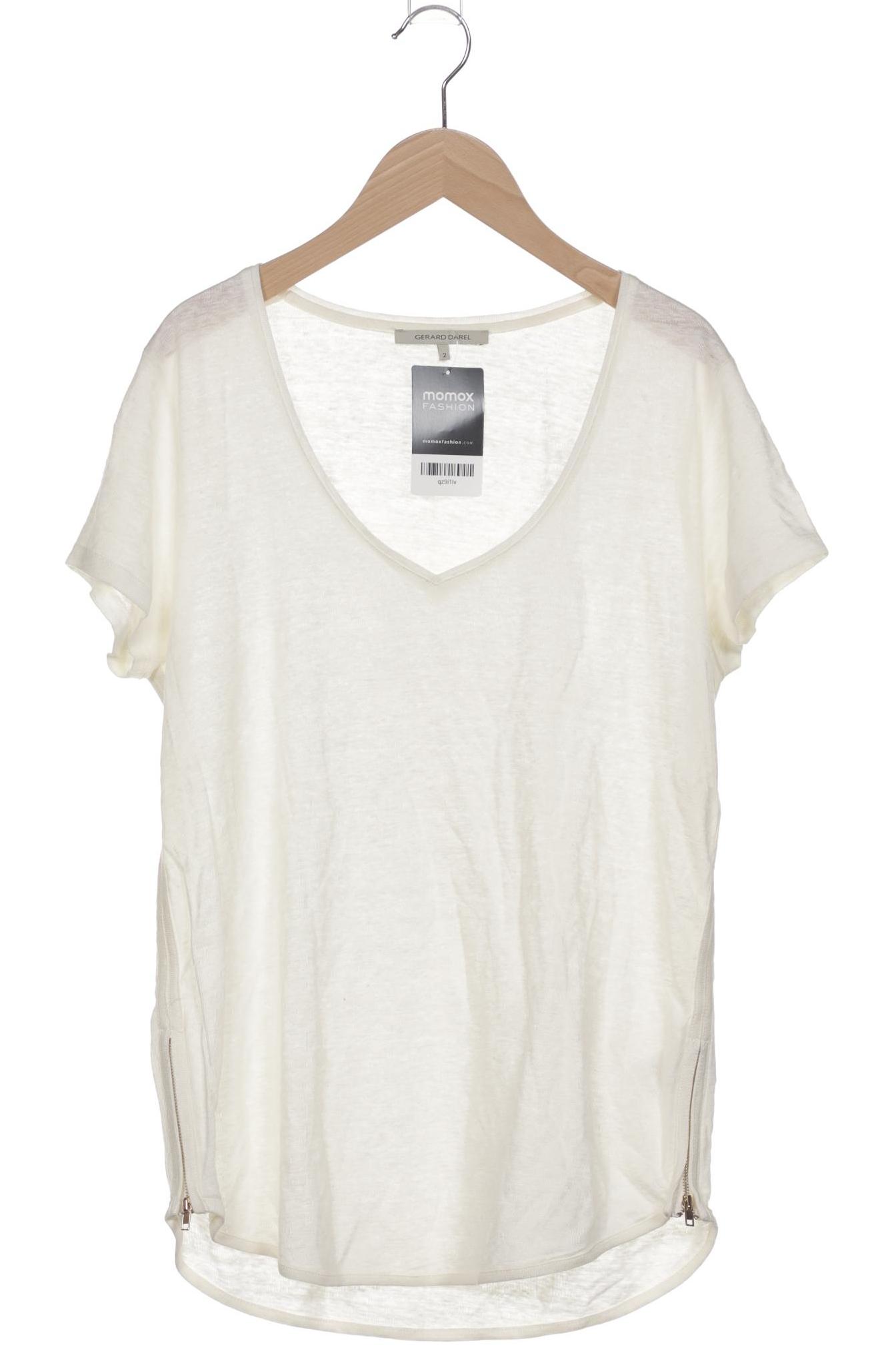 

Gerard Darel Damen T-Shirt, cremeweiß, Gr. 38