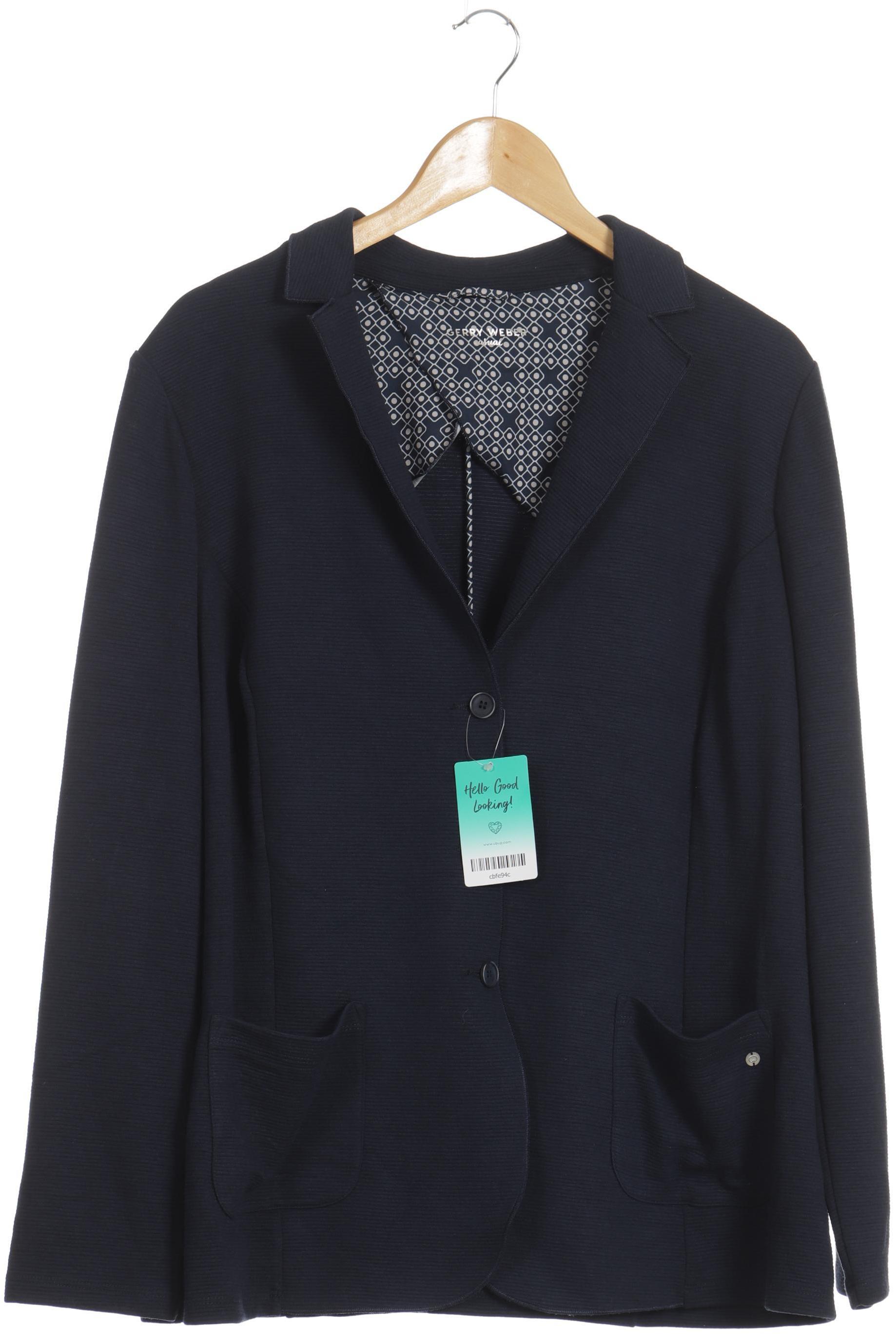 

Gerry Weber Damen Blazer, blau, Gr. 48