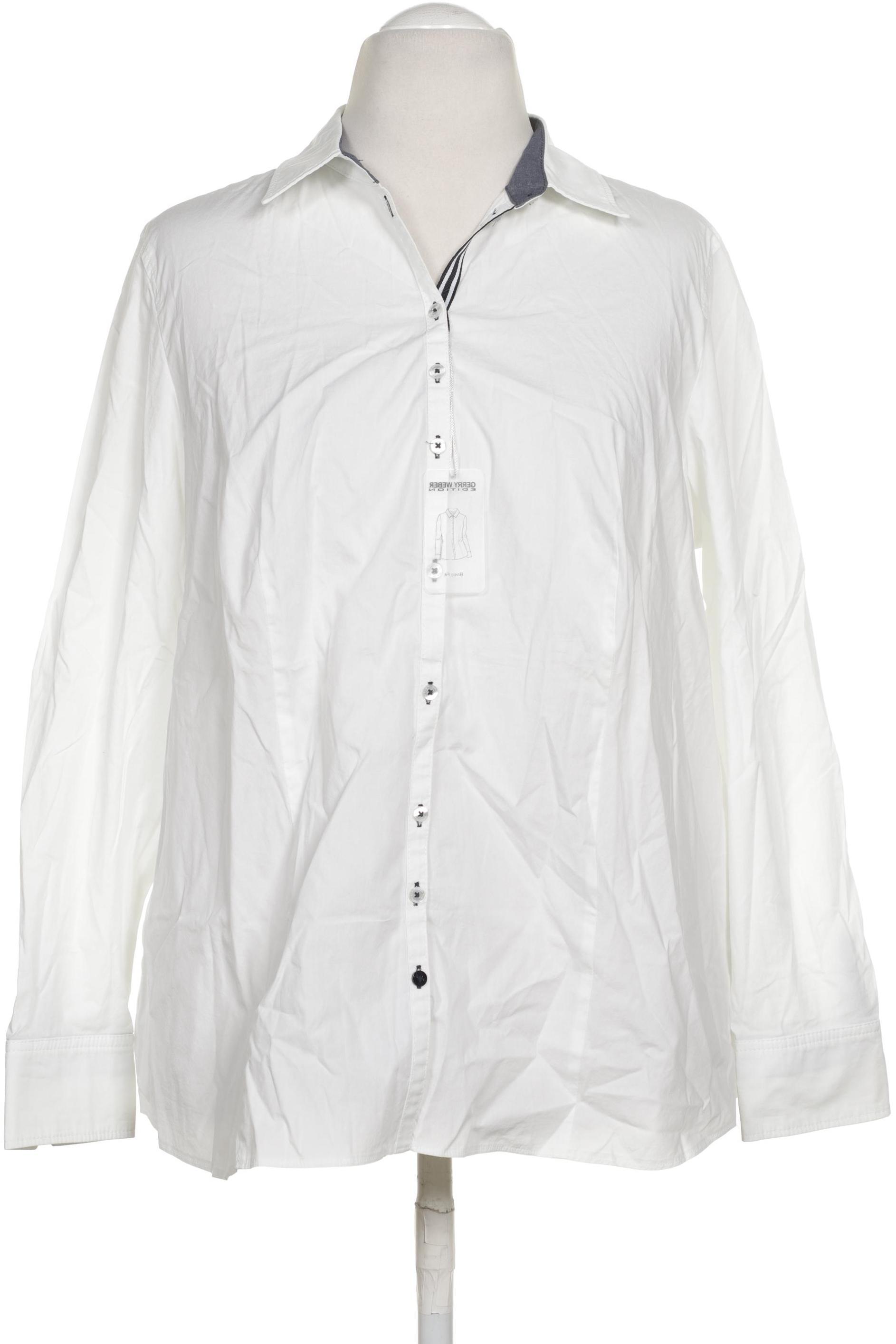 

Gerry Weber Damen Bluse, weiß, Gr. 48
