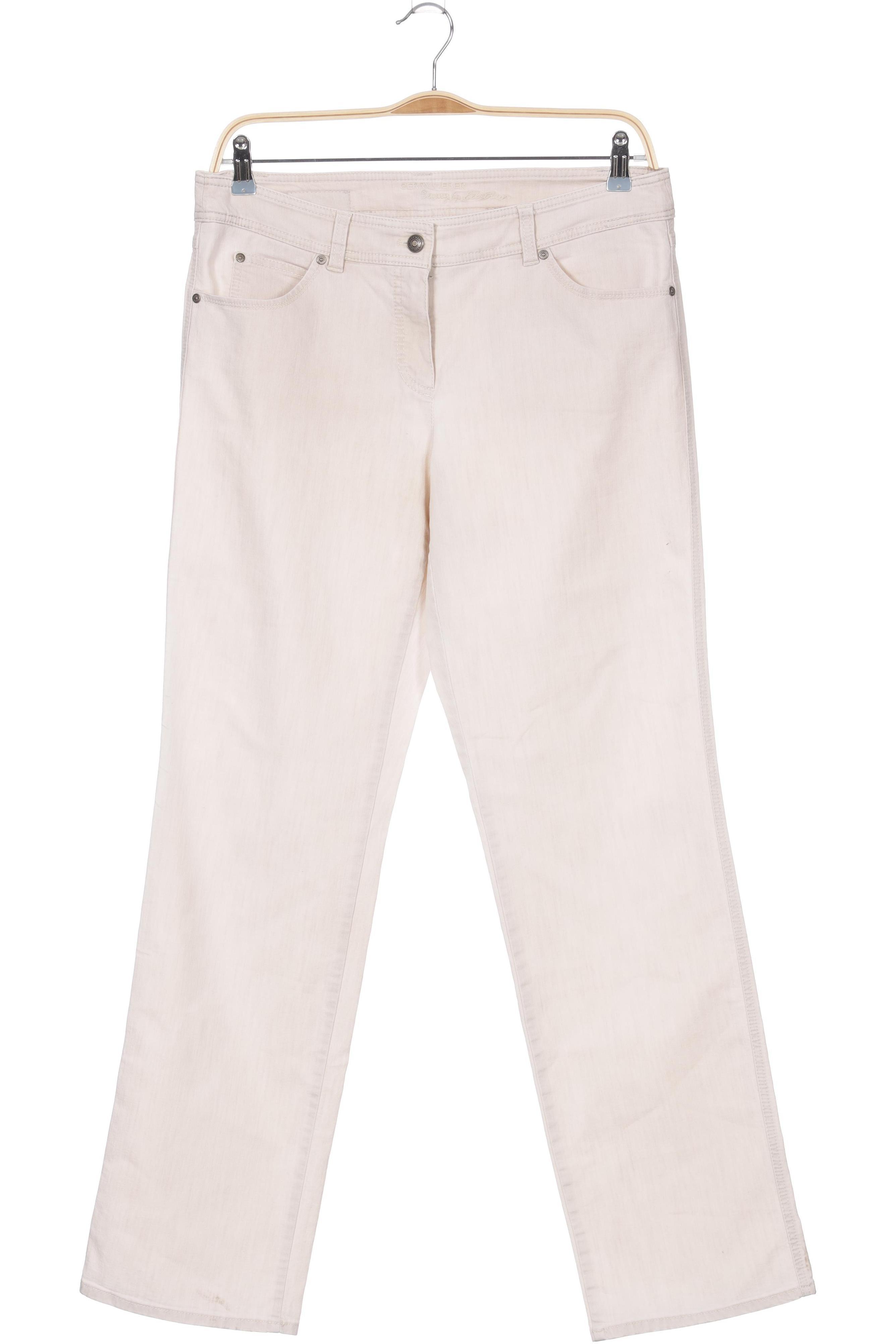 

Gerry Weber Damen Jeans, beige, Gr. 42