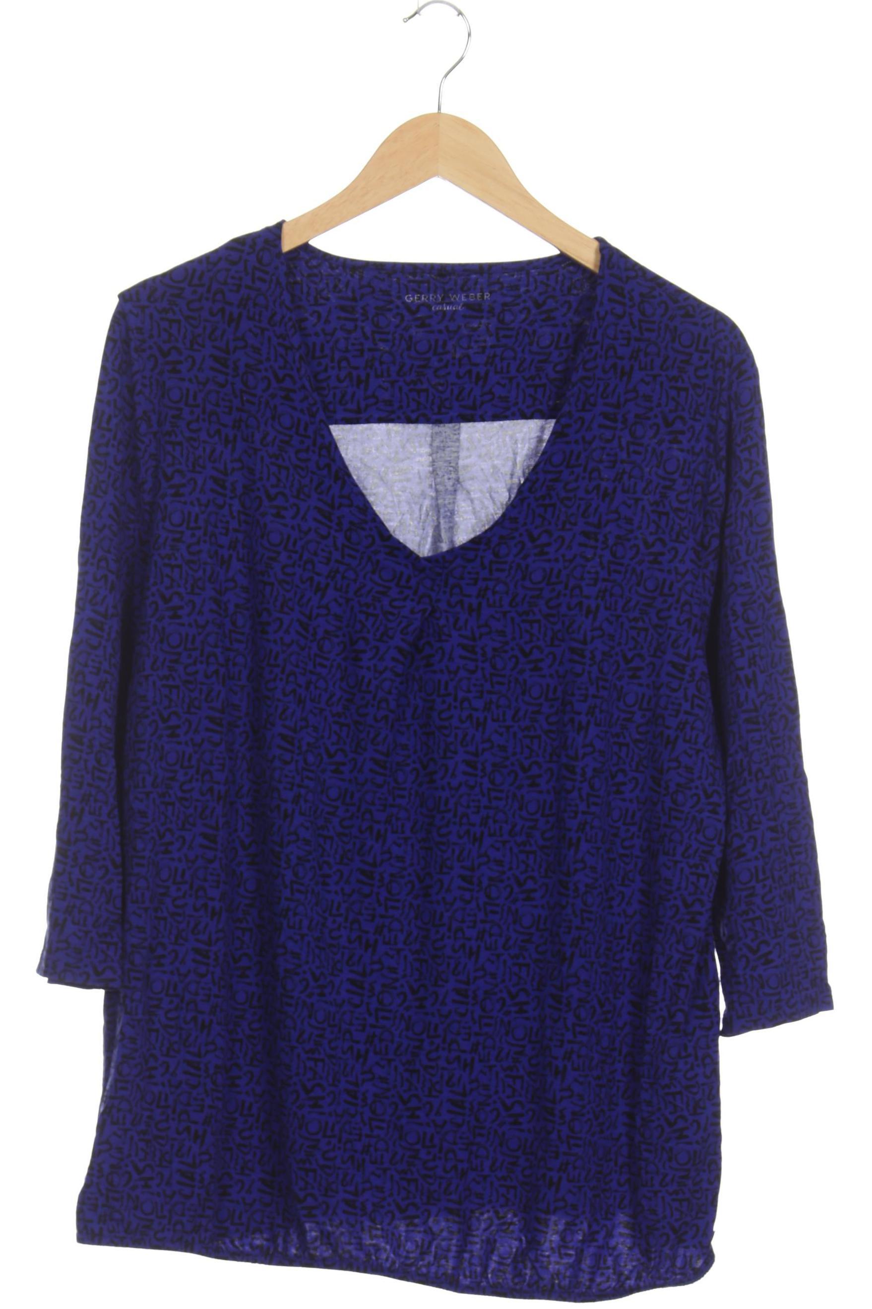 

Gerry Weber Damen Langarmshirt, blau, Gr.