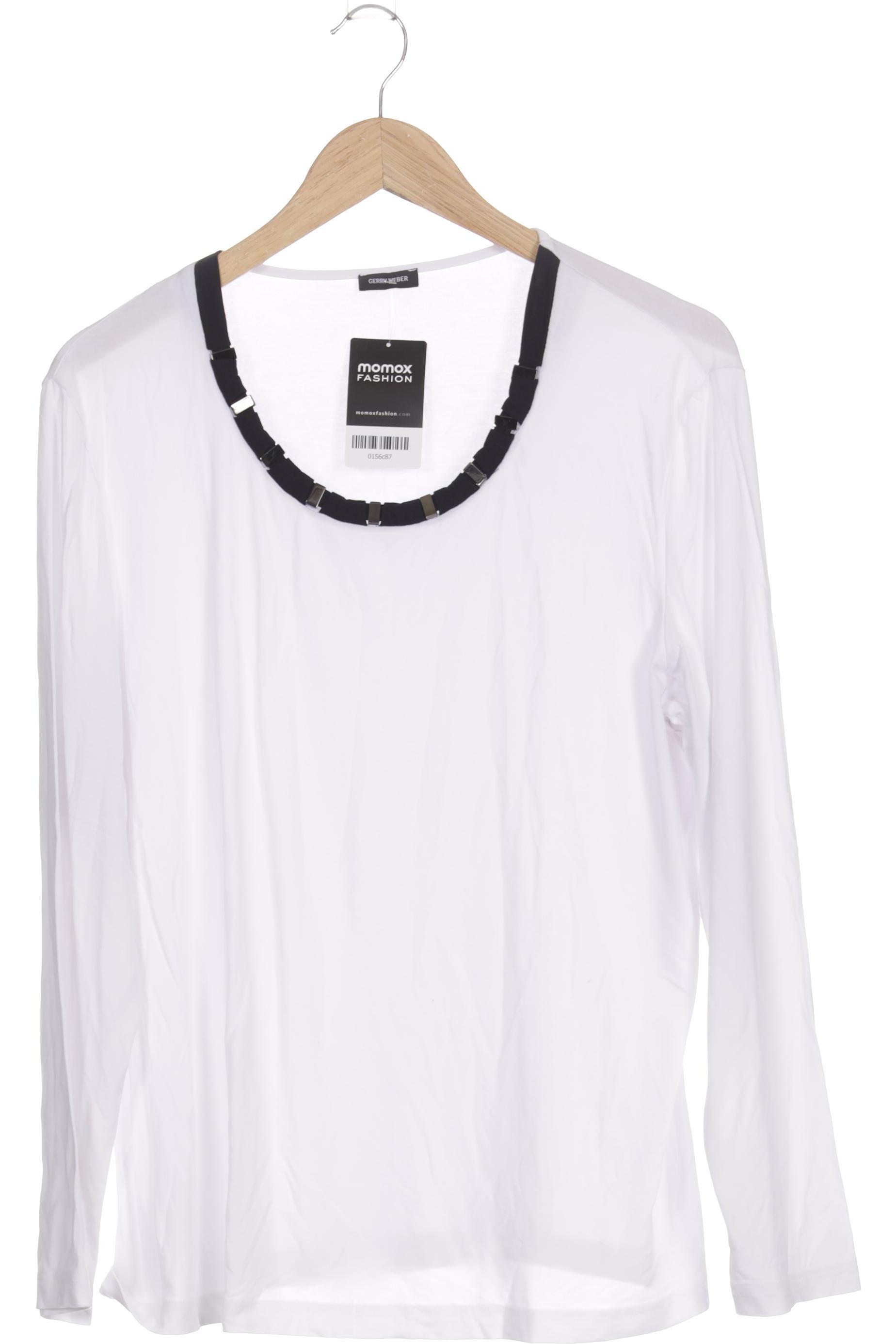 

Gerry Weber Damen Langarmshirt, weiß, Gr.