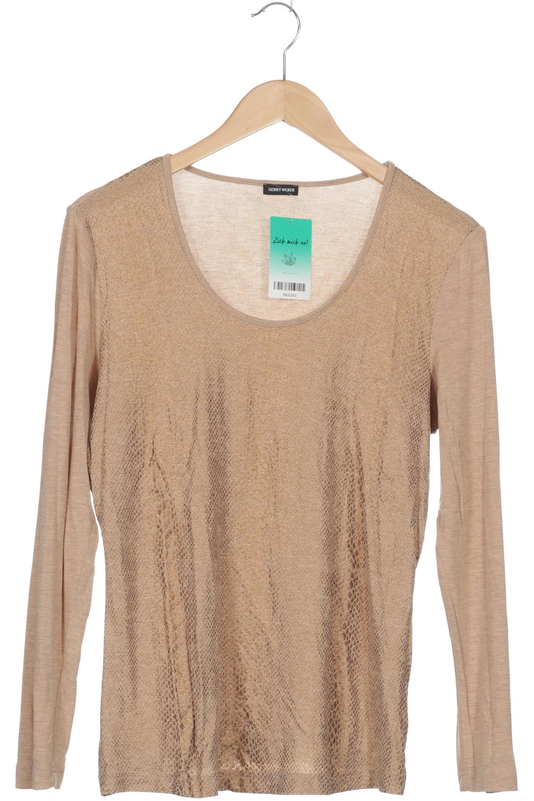 

Gerry Weber Damen Langarmshirt, beige, Gr.