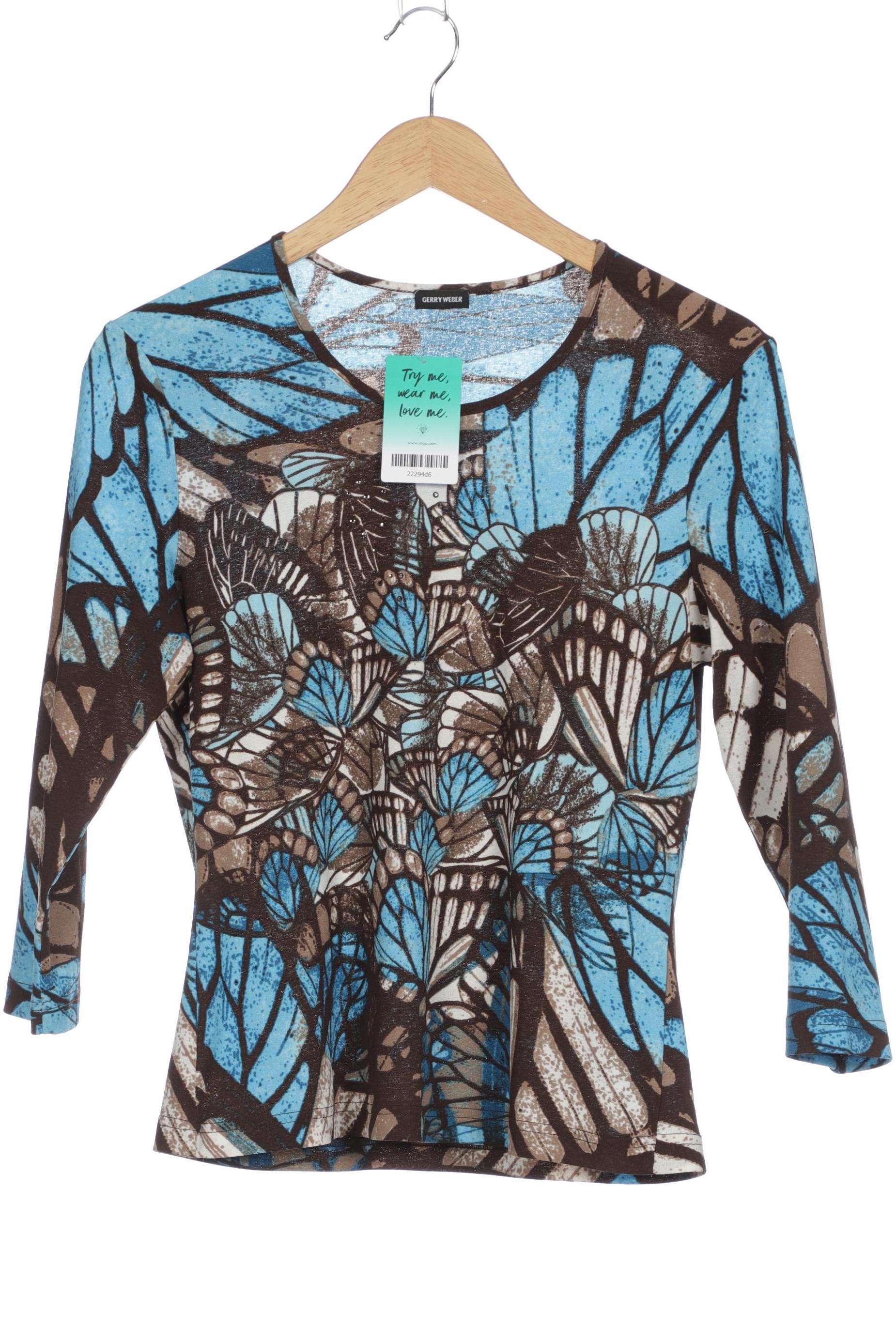 

Gerry Weber Damen Langarmshirt, blau, Gr. 40