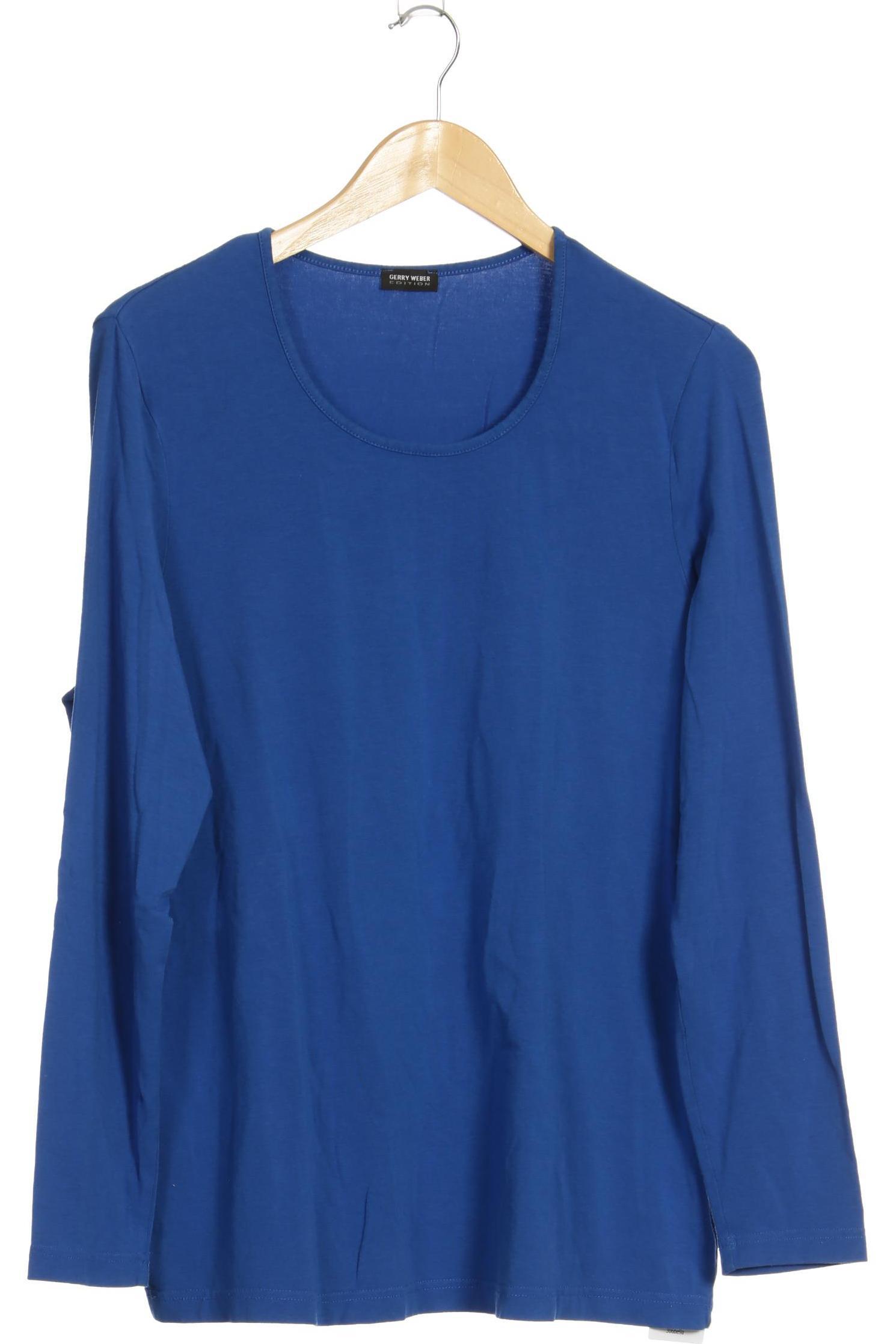 

Gerry Weber Damen Langarmshirt, blau, Gr. 46