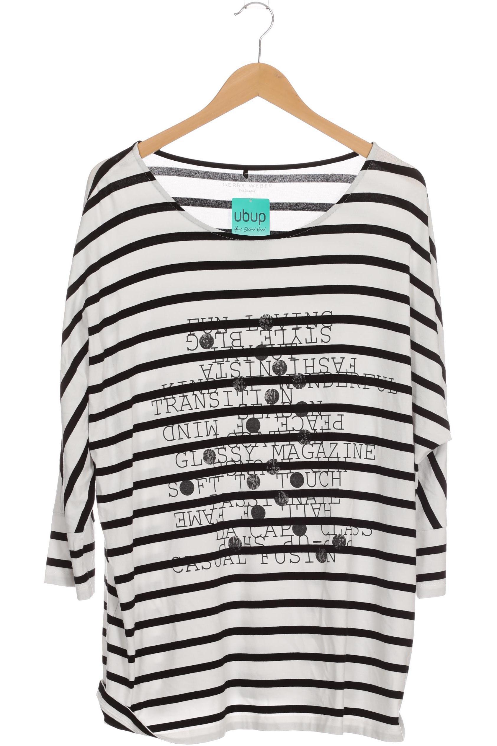 

Gerry Weber Damen Langarmshirt, weiß, Gr. 48