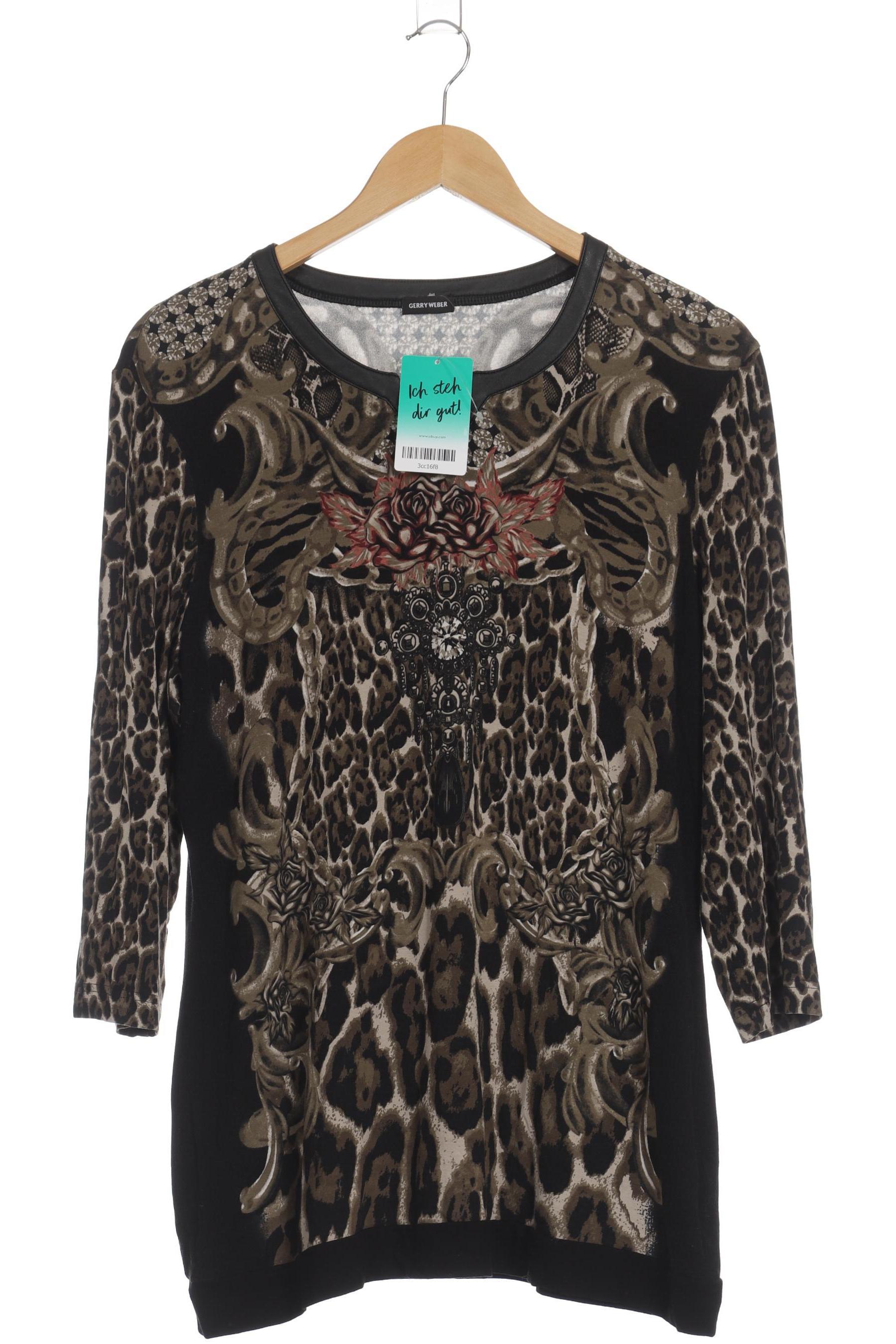 

Gerry Weber Damen Langarmshirt, schwarz, Gr.