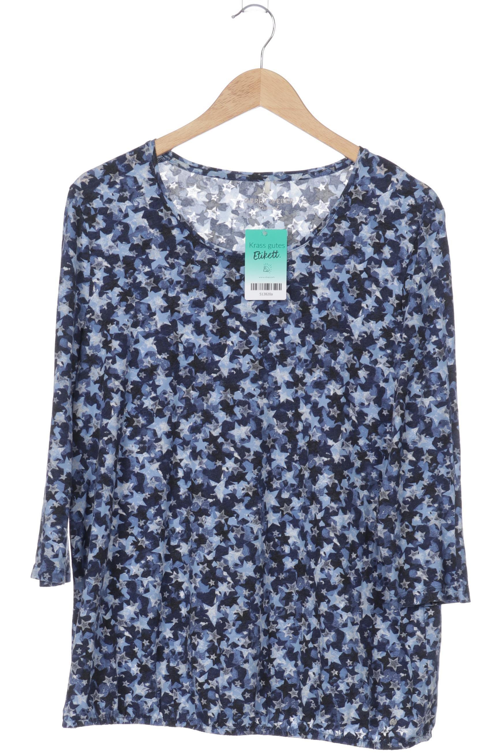 

Gerry Weber Damen Langarmshirt, blau, Gr. 46