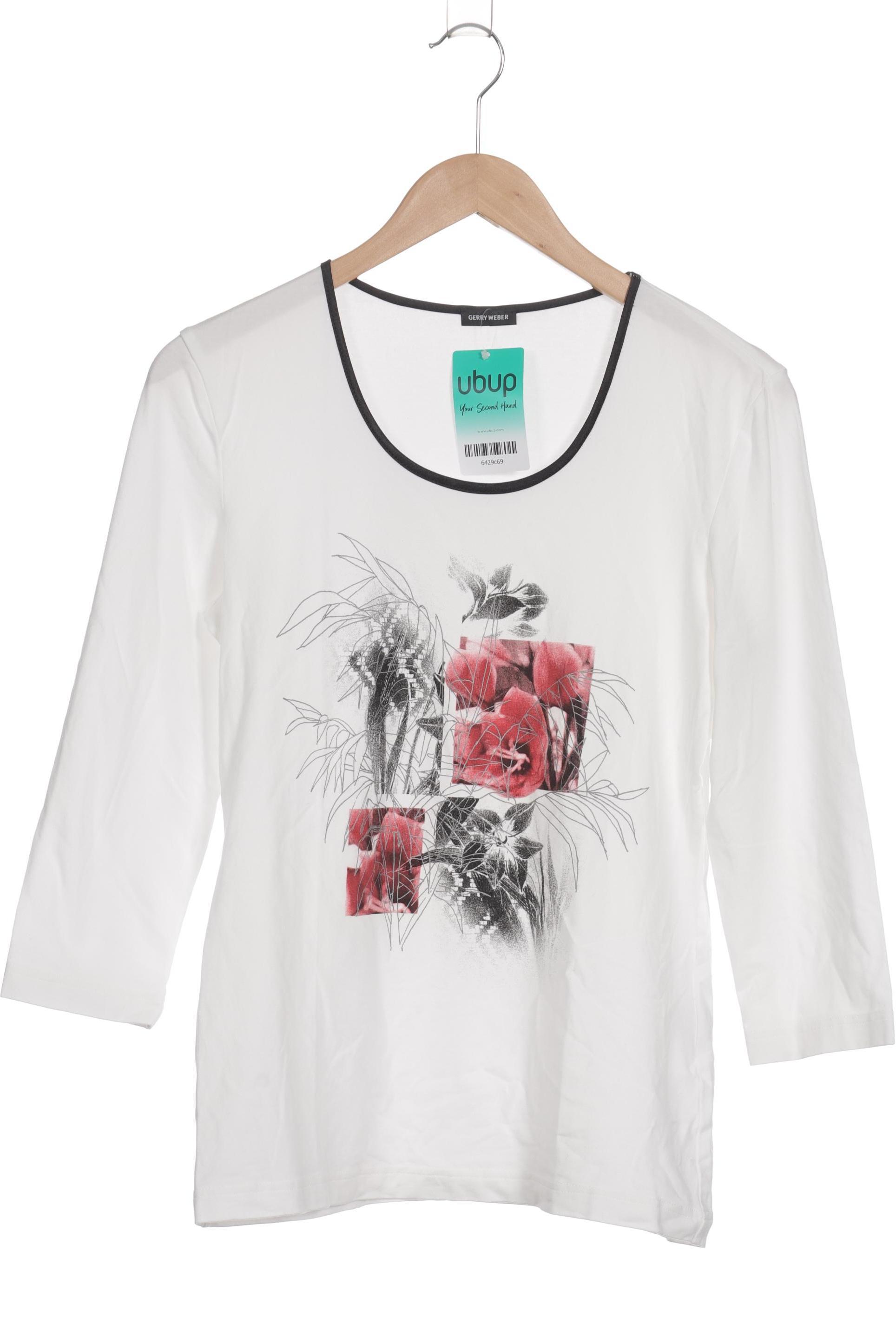 

Gerry Weber Damen Langarmshirt, weiß, Gr. 40