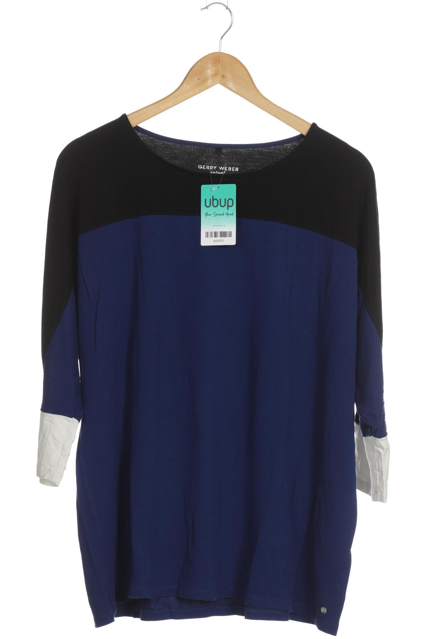 

Gerry Weber Damen Langarmshirt, blau, Gr. 48