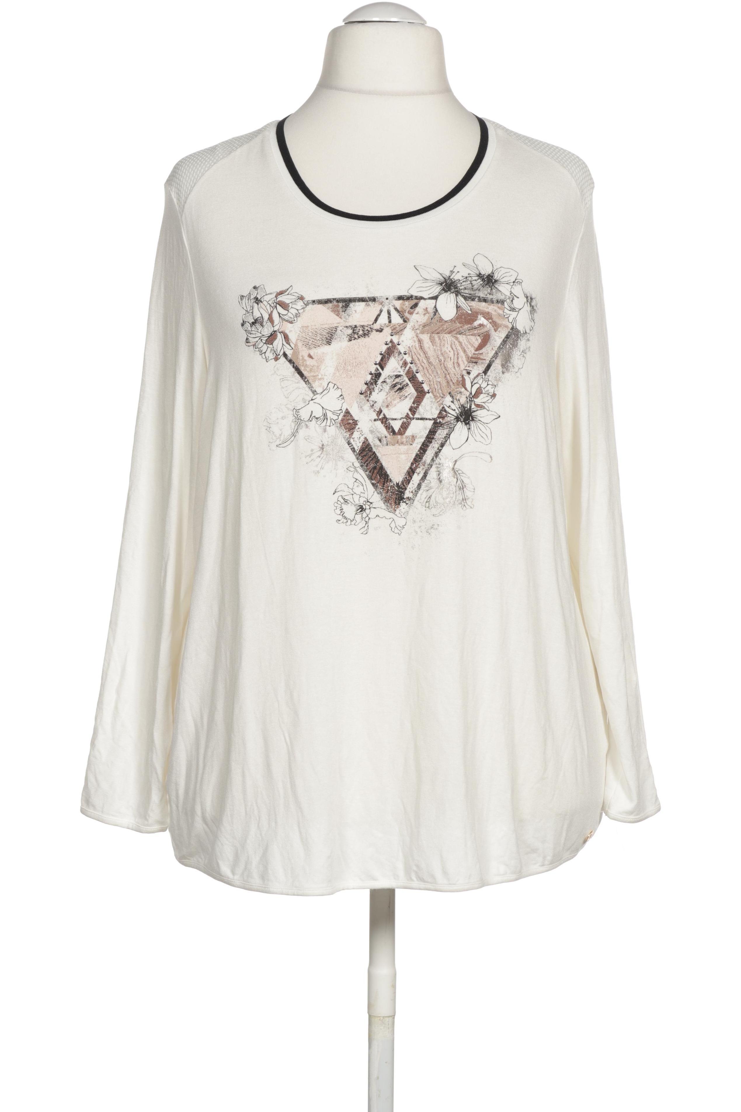 

Gerry Weber Damen Langarmshirt, weiß, Gr. 48