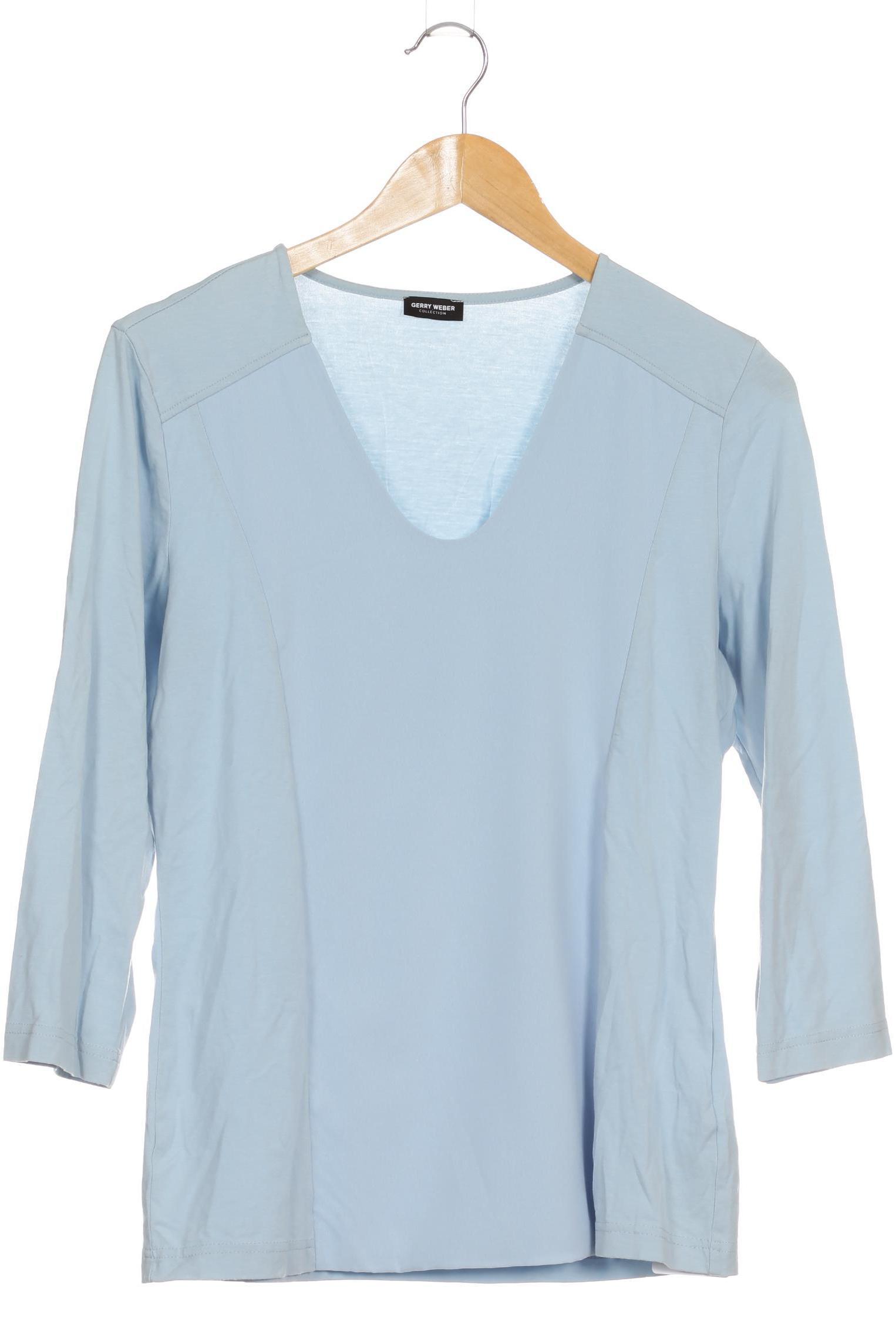 

Gerry Weber Damen Langarmshirt, blau, Gr. 40