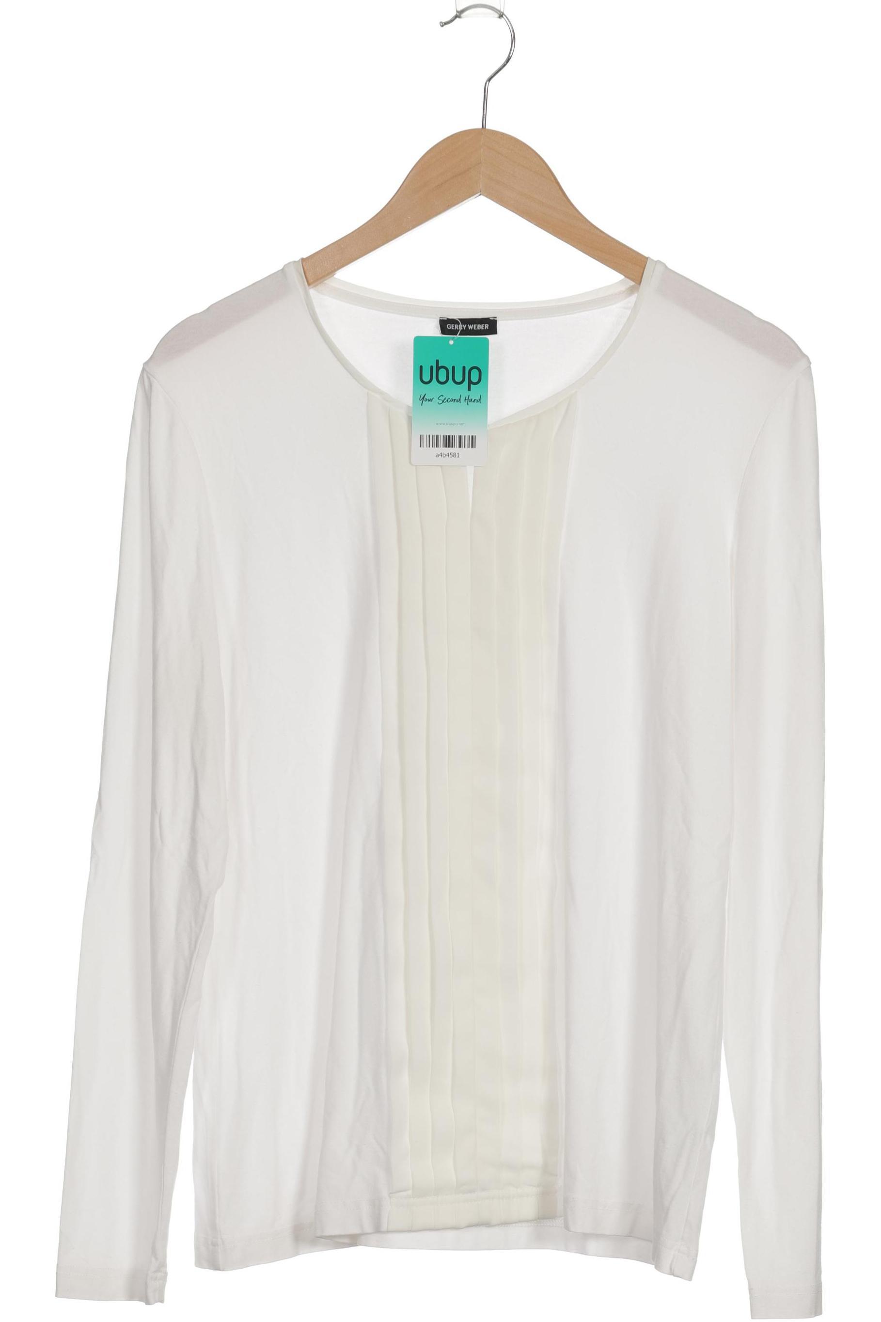 

Gerry Weber Damen Langarmshirt, weiß, Gr.
