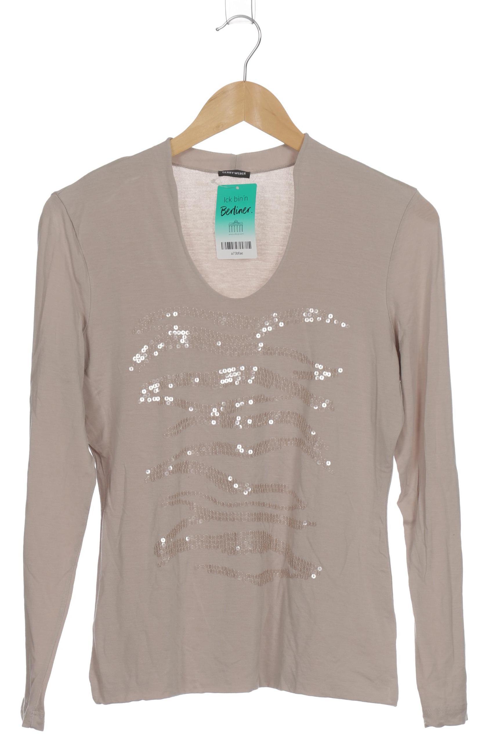 

Gerry Weber Damen Langarmshirt, beige, Gr. 38