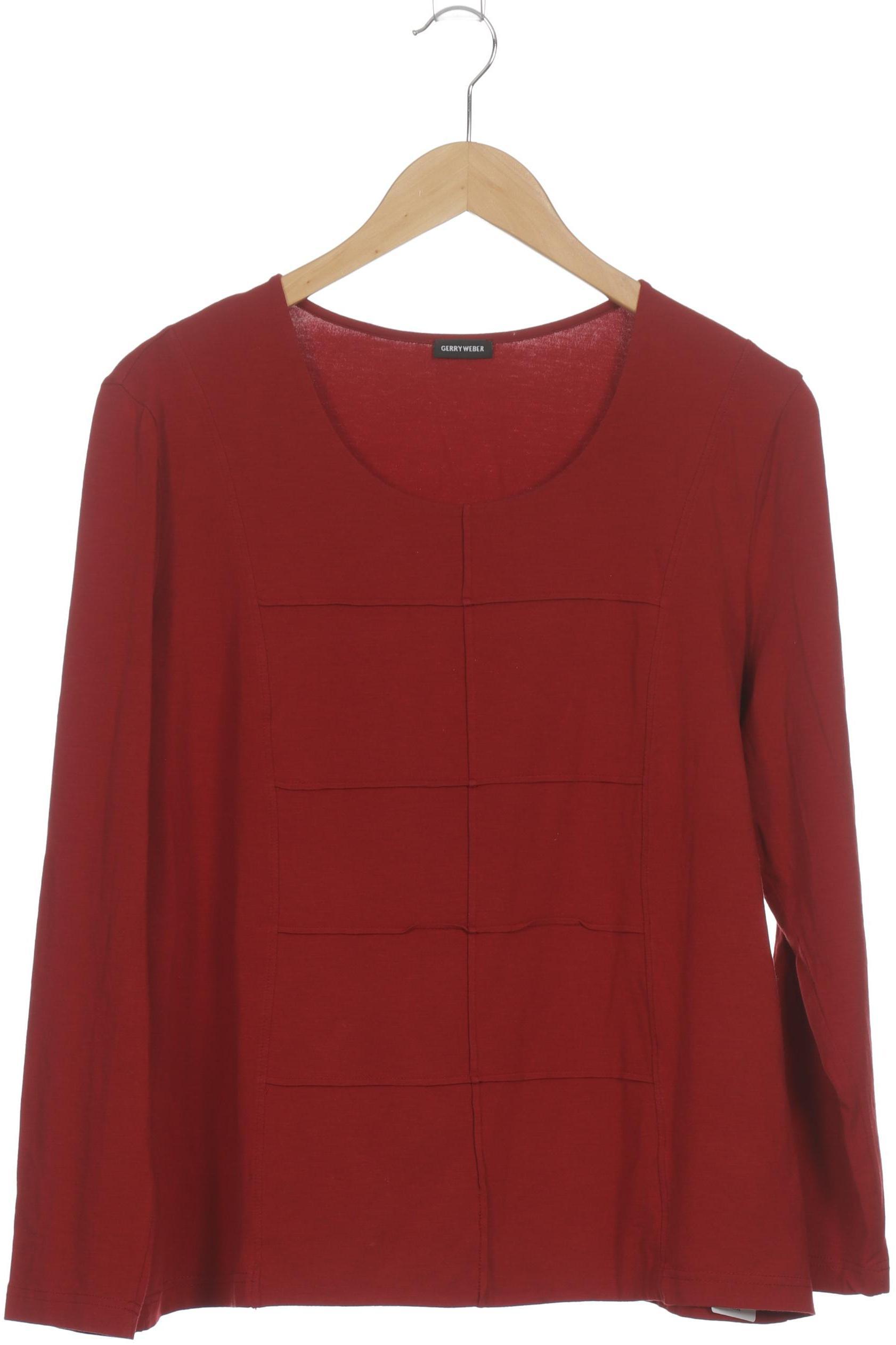 

Gerry Weber Damen Langarmshirt, rot, Gr. 46