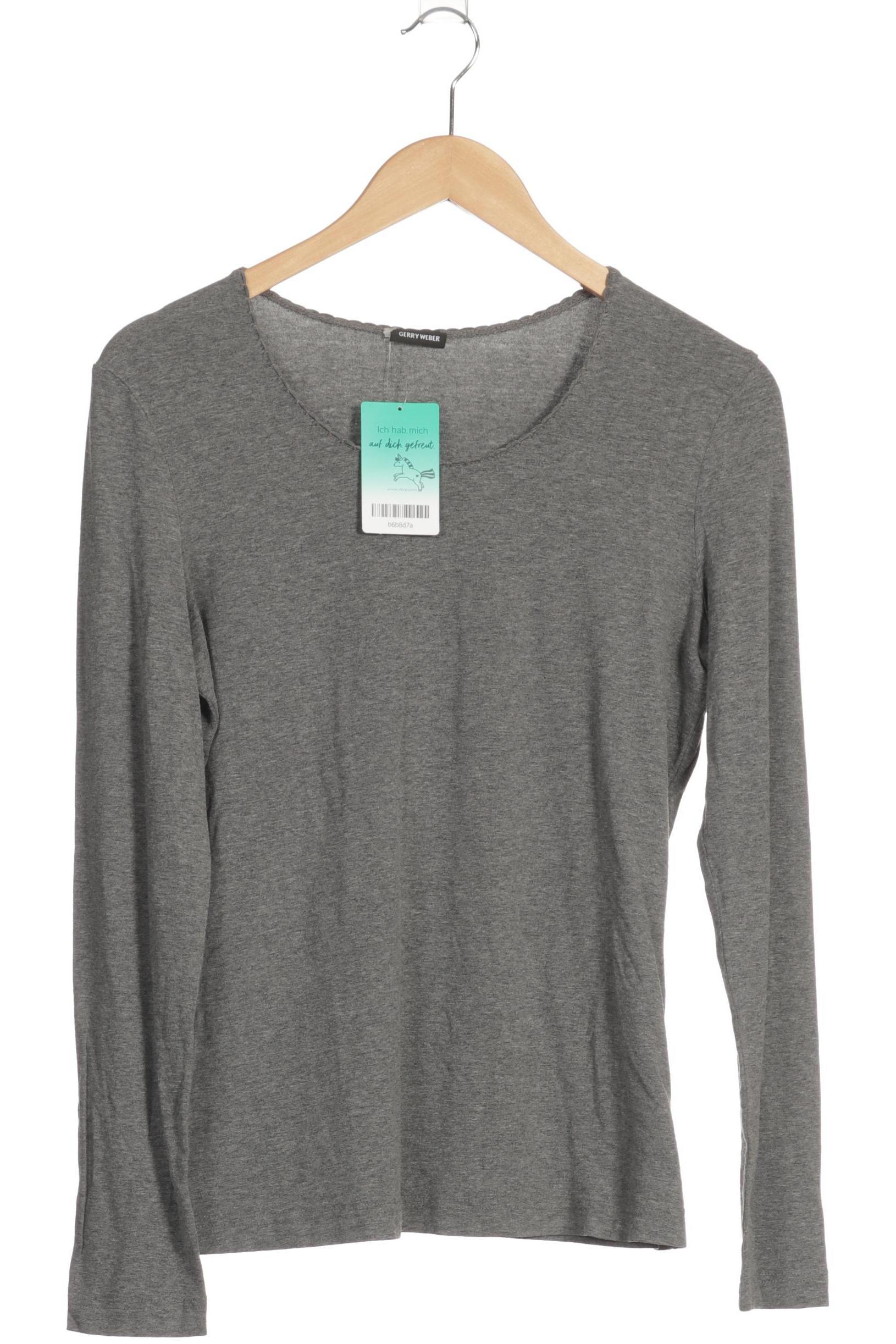 

Gerry Weber Damen Langarmshirt, grau, Gr. 38