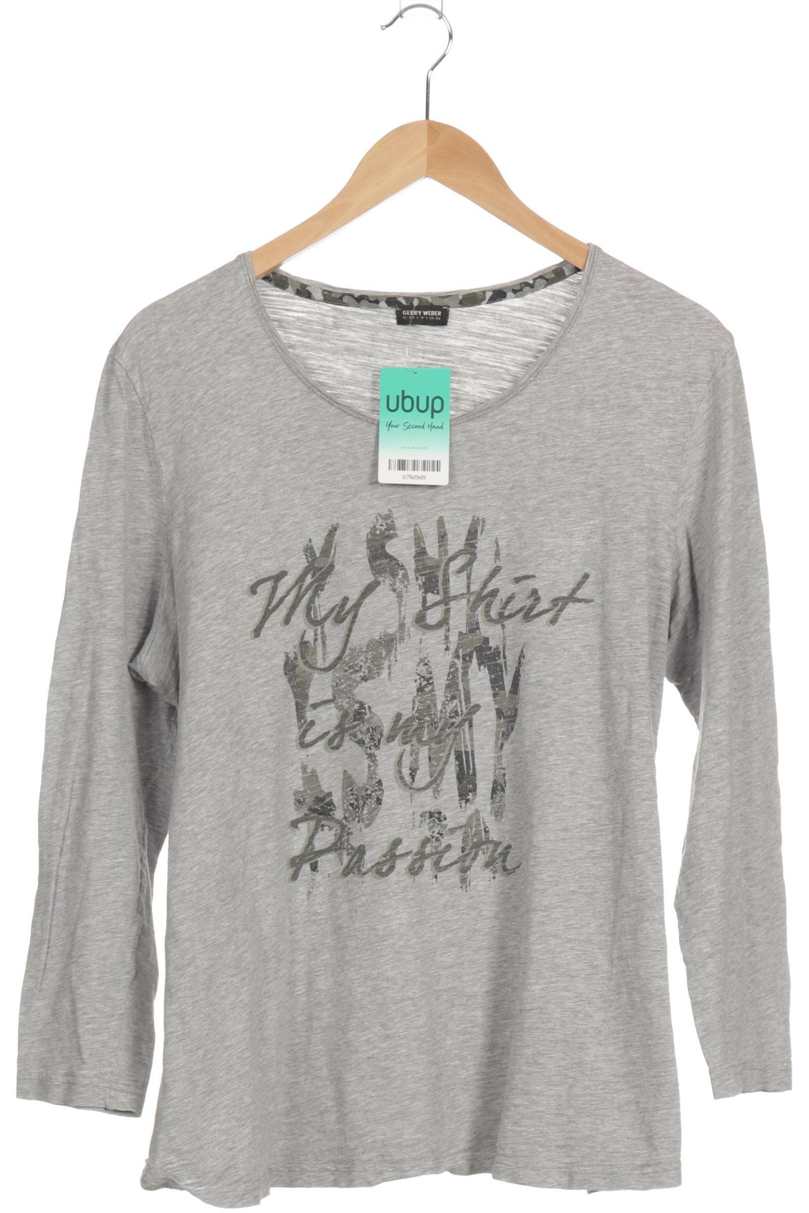 

Gerry Weber Damen Langarmshirt, grau, Gr. 46
