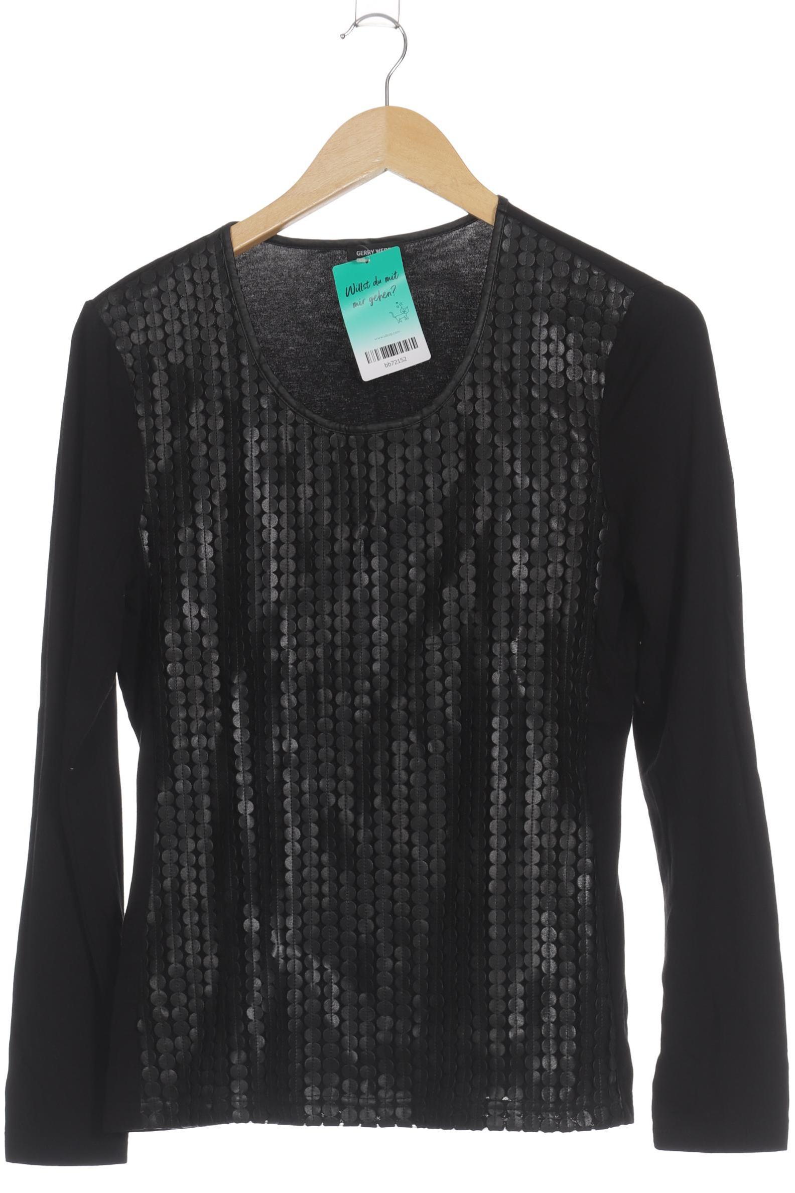 

Gerry Weber Damen Langarmshirt, schwarz, Gr. 38