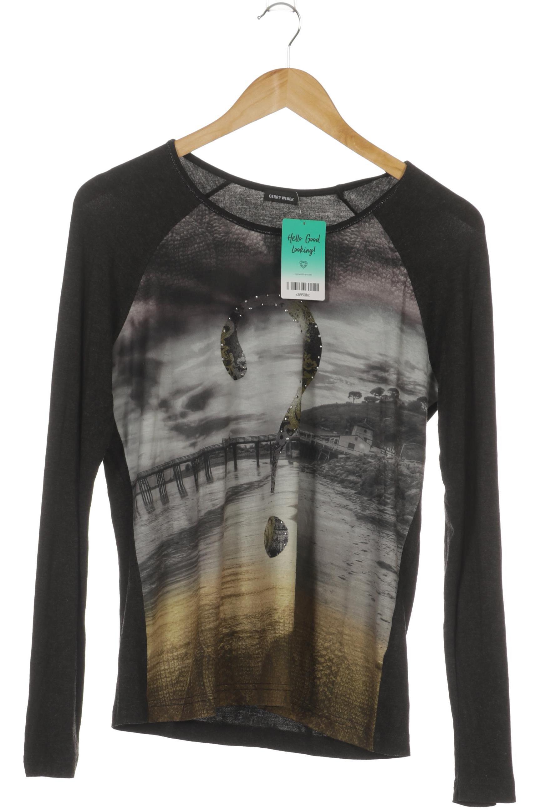 

Gerry Weber Damen Langarmshirt, grau, Gr. 38
