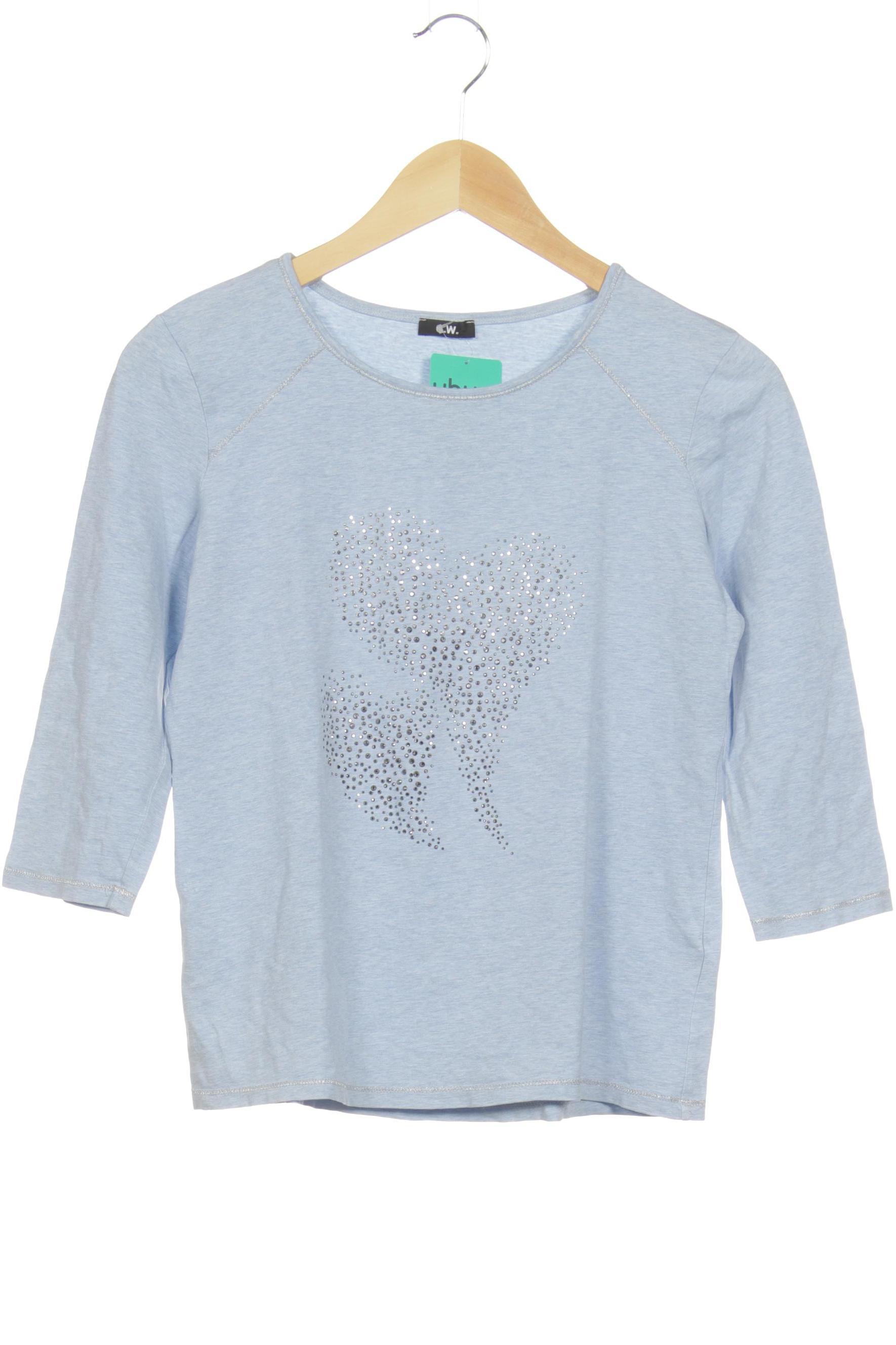 

Gerry Weber Damen Langarmshirt, blau, Gr. 36