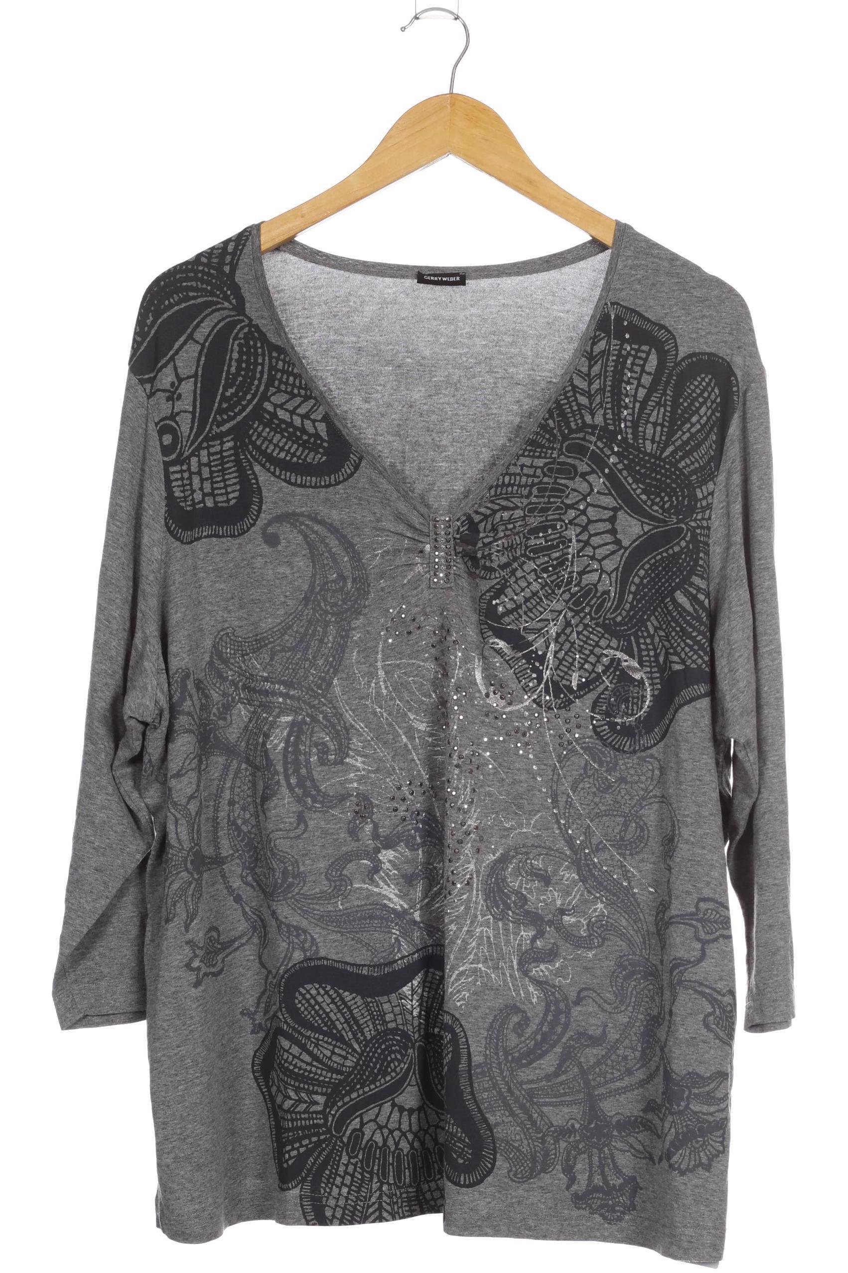 

Gerry Weber Damen Langarmshirt, grau, Gr. 48