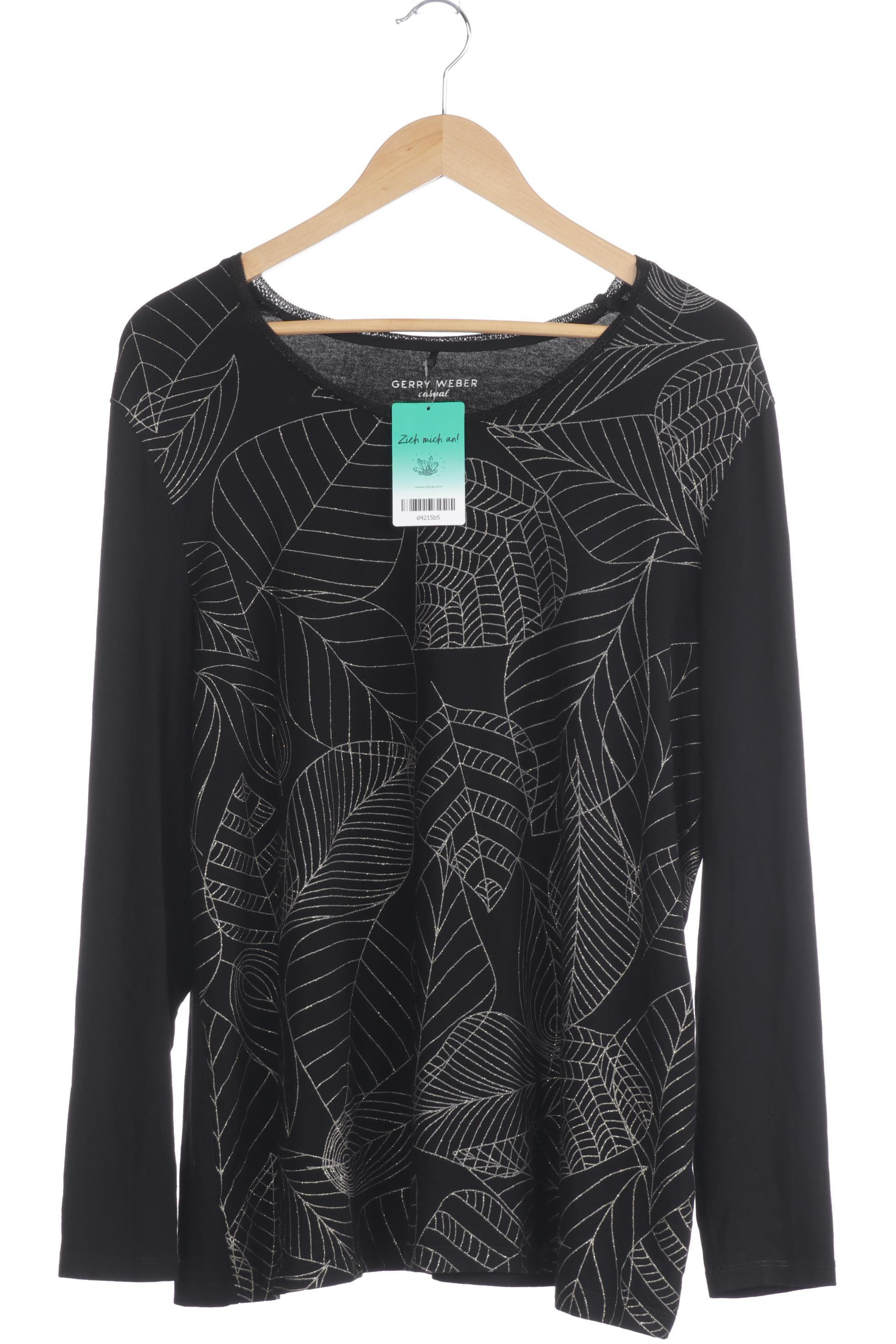 

Gerry Weber Damen Langarmshirt, schwarz, Gr.