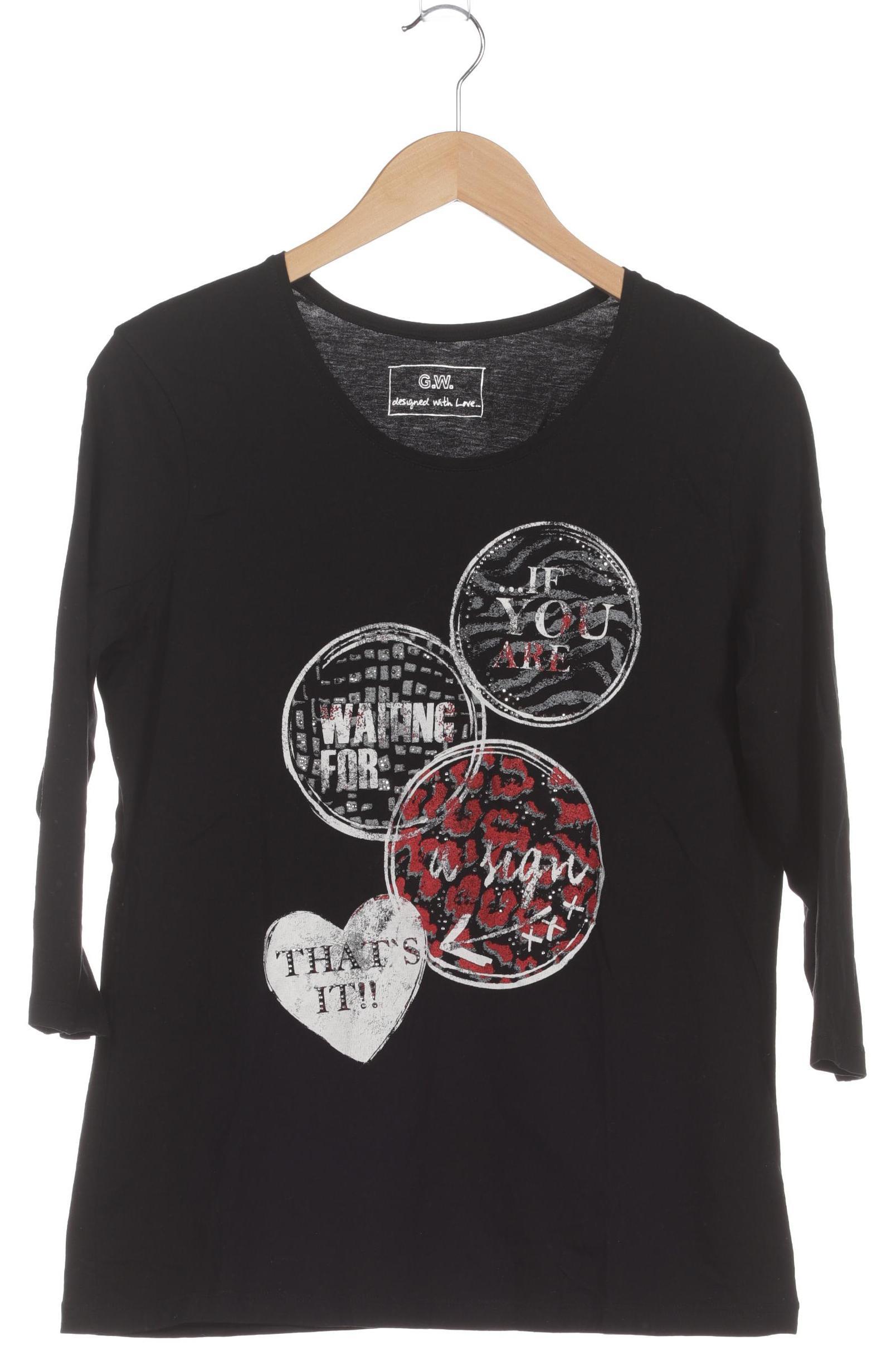 

Gerry Weber Damen Langarmshirt, schwarz, Gr. 42