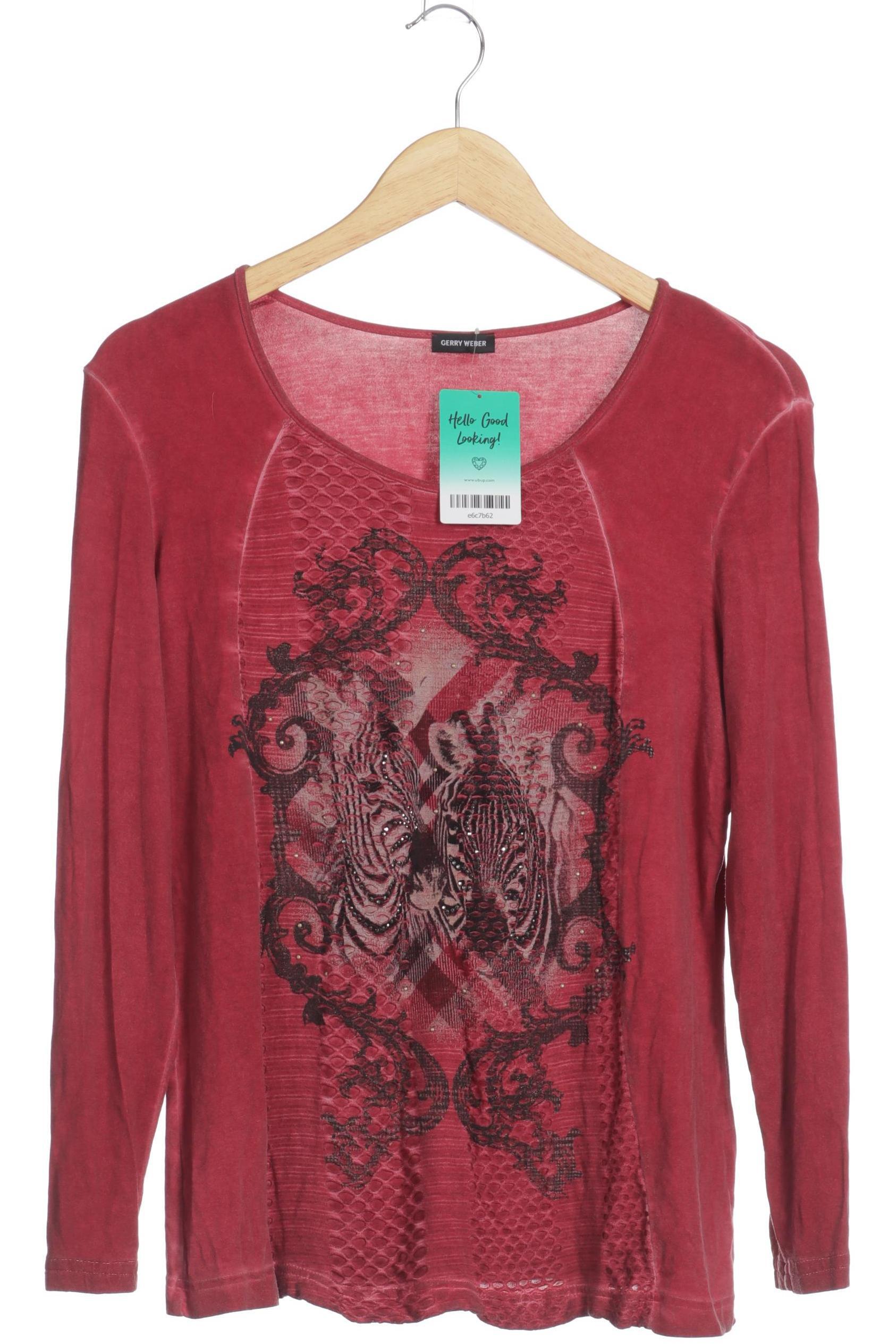 

Gerry Weber Damen Langarmshirt, rot, Gr. 40