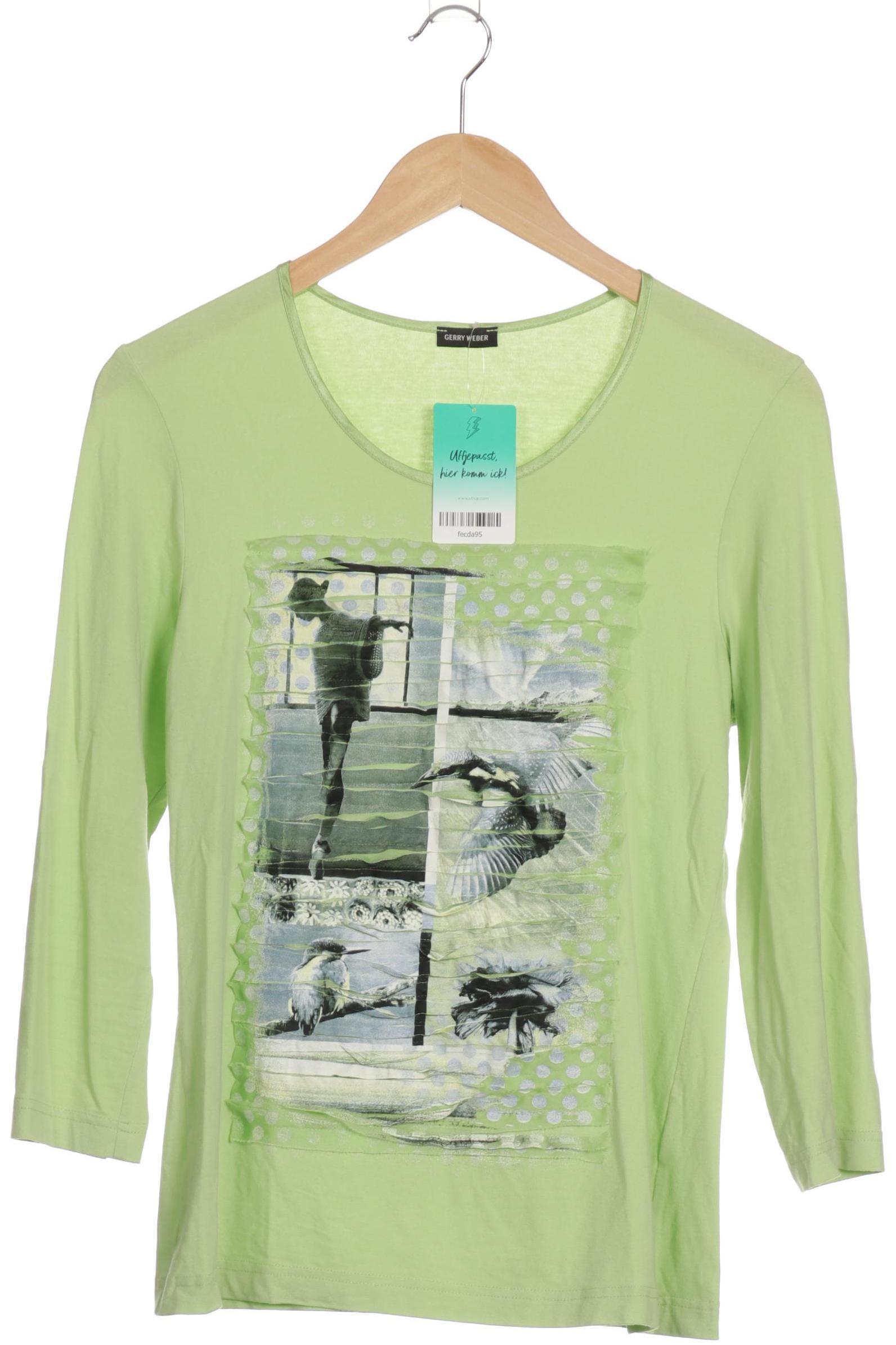

Gerry Weber Damen Langarmshirt, grün, Gr.