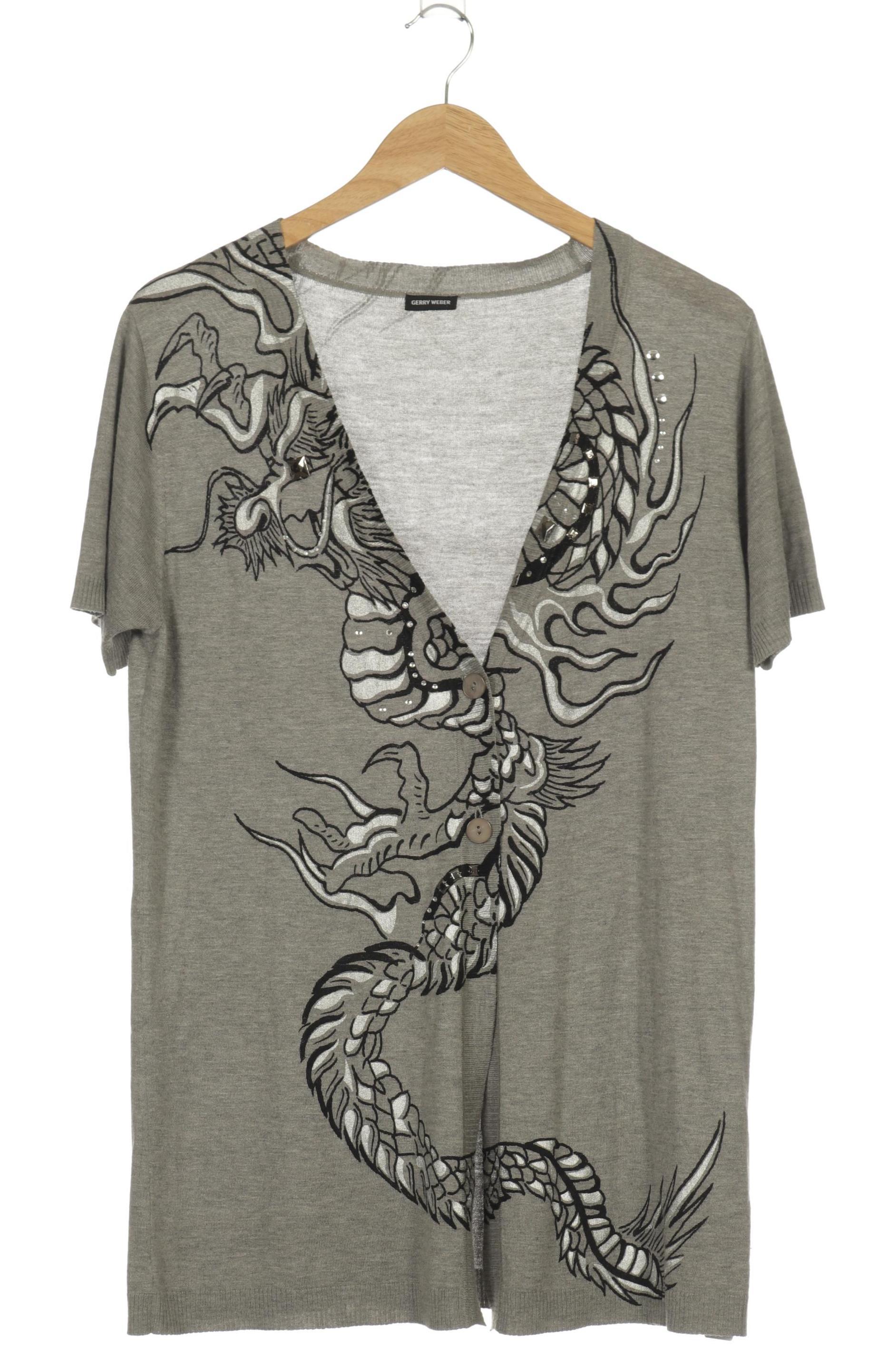 

Gerry Weber Damen Strickjacke, grau, Gr. 44