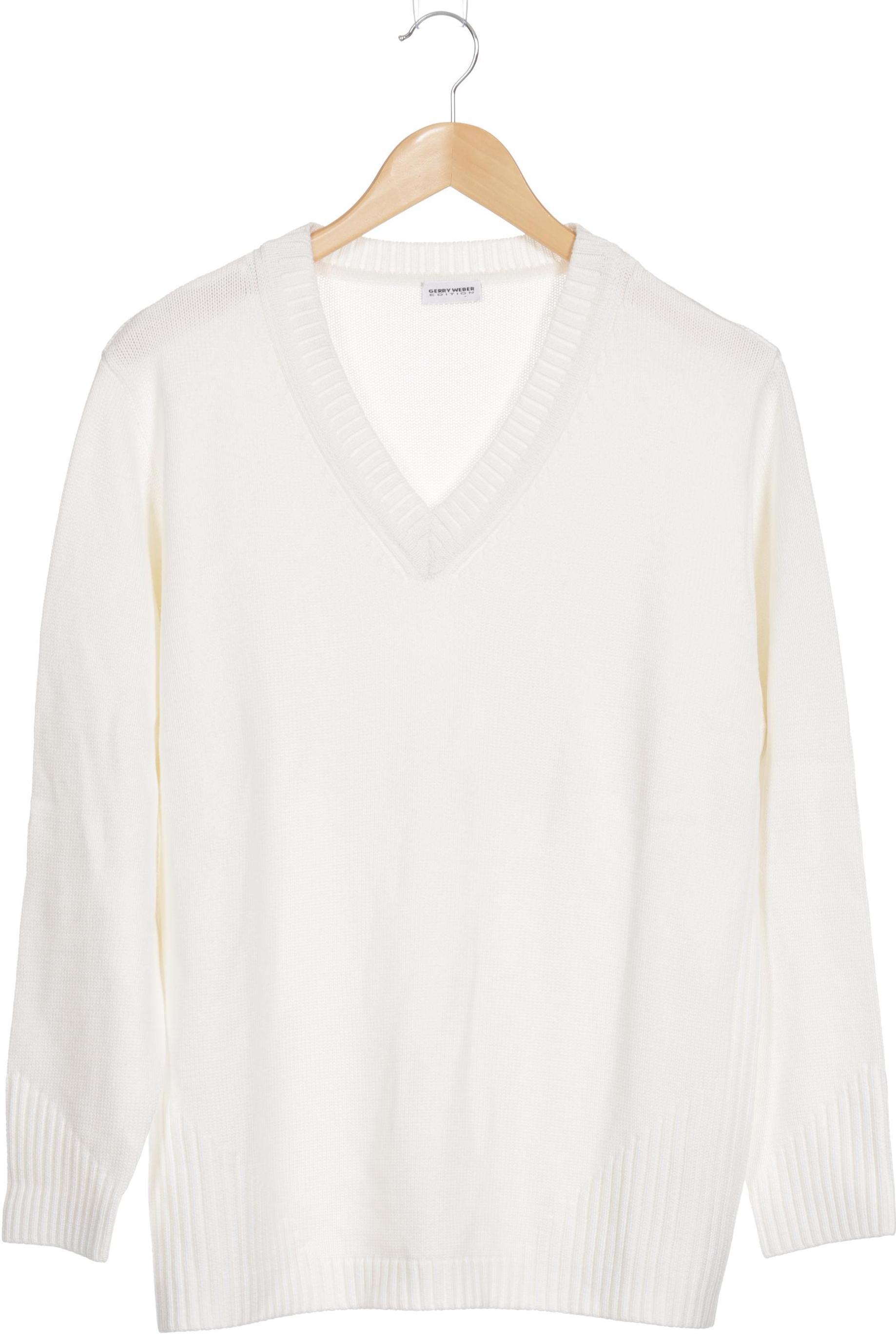 

Gerry Weber Damen Pullover, weiß, Gr. 46