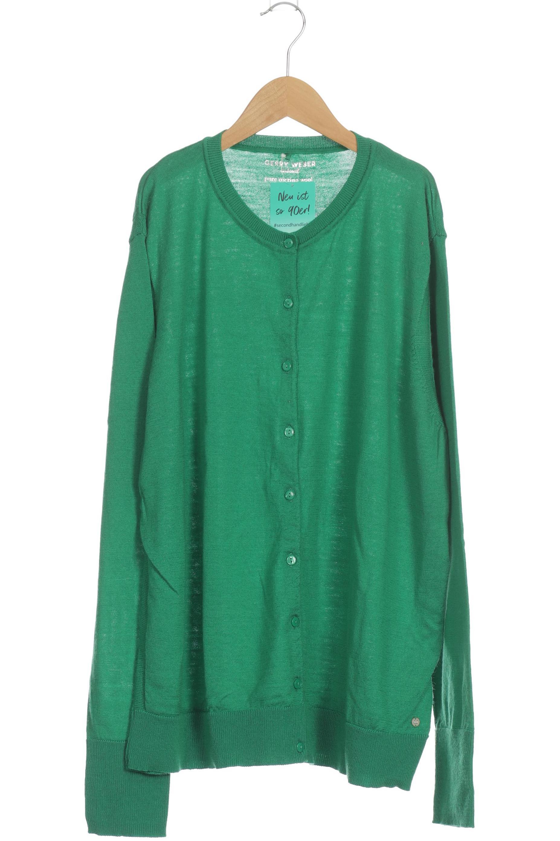 

Gerry Weber Damen Strickjacke, grün, Gr. 48