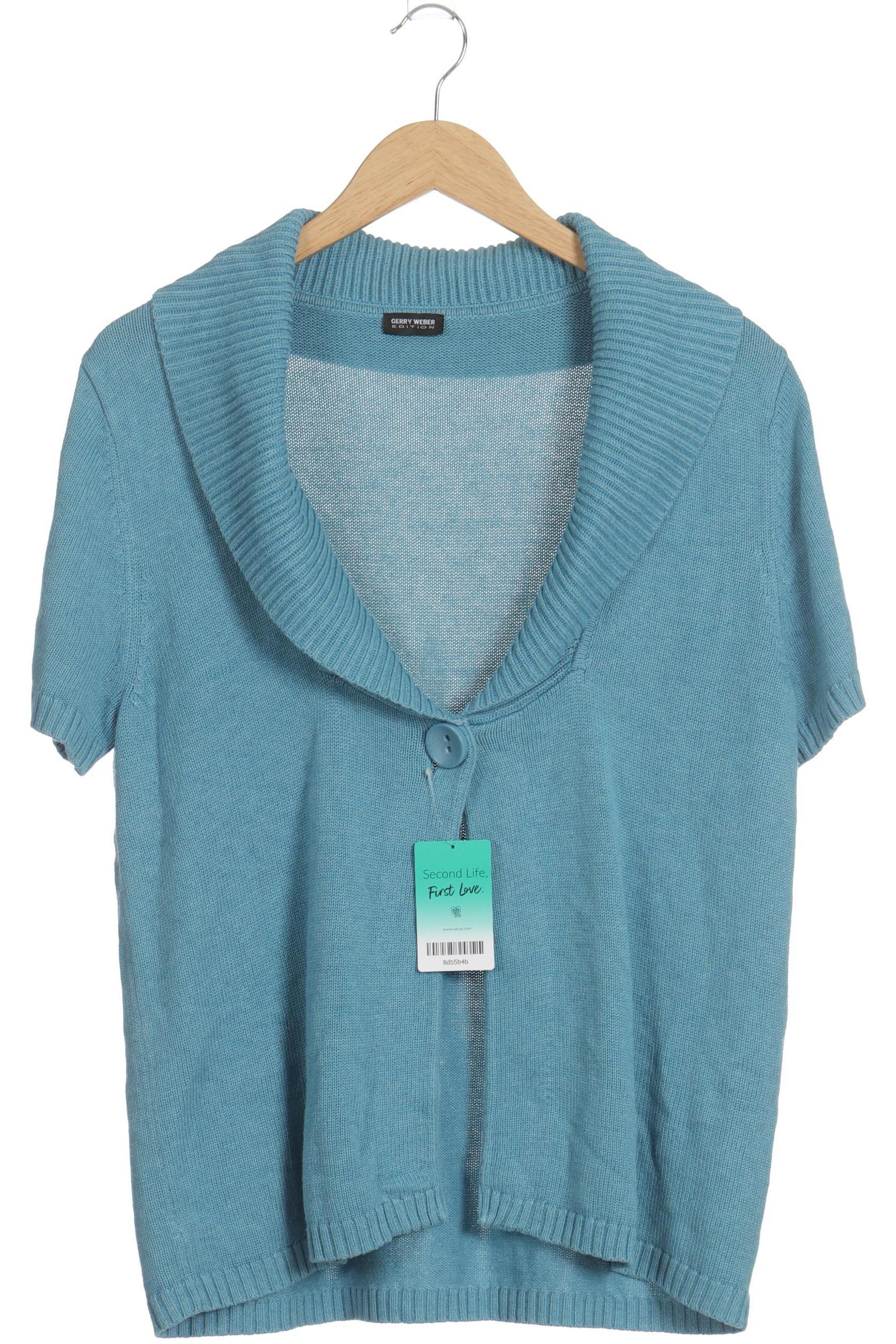 

Gerry Weber Damen Strickjacke, blau, Gr. 42