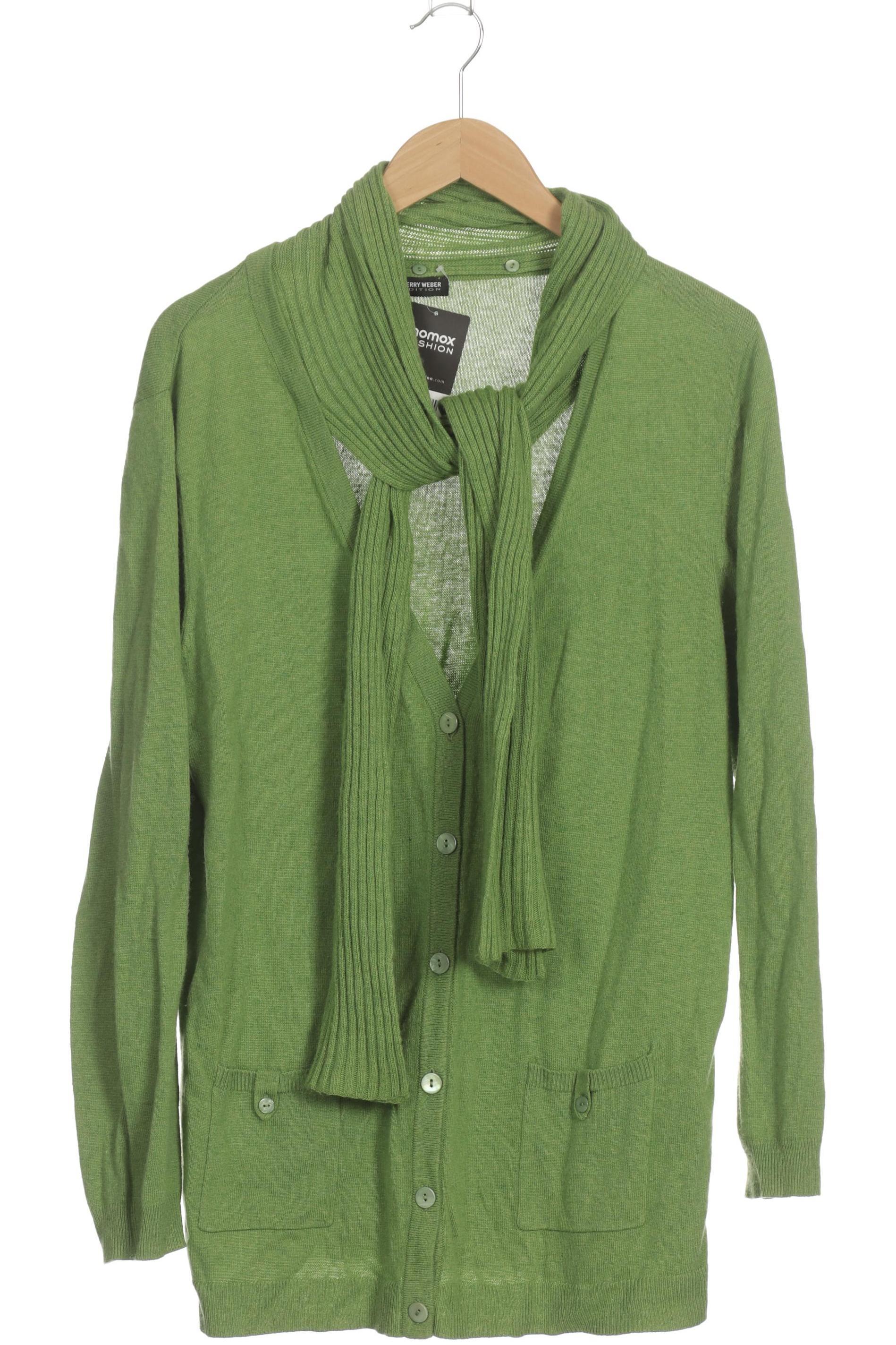 

Gerry Weber Damen Strickjacke, grün, Gr. 44