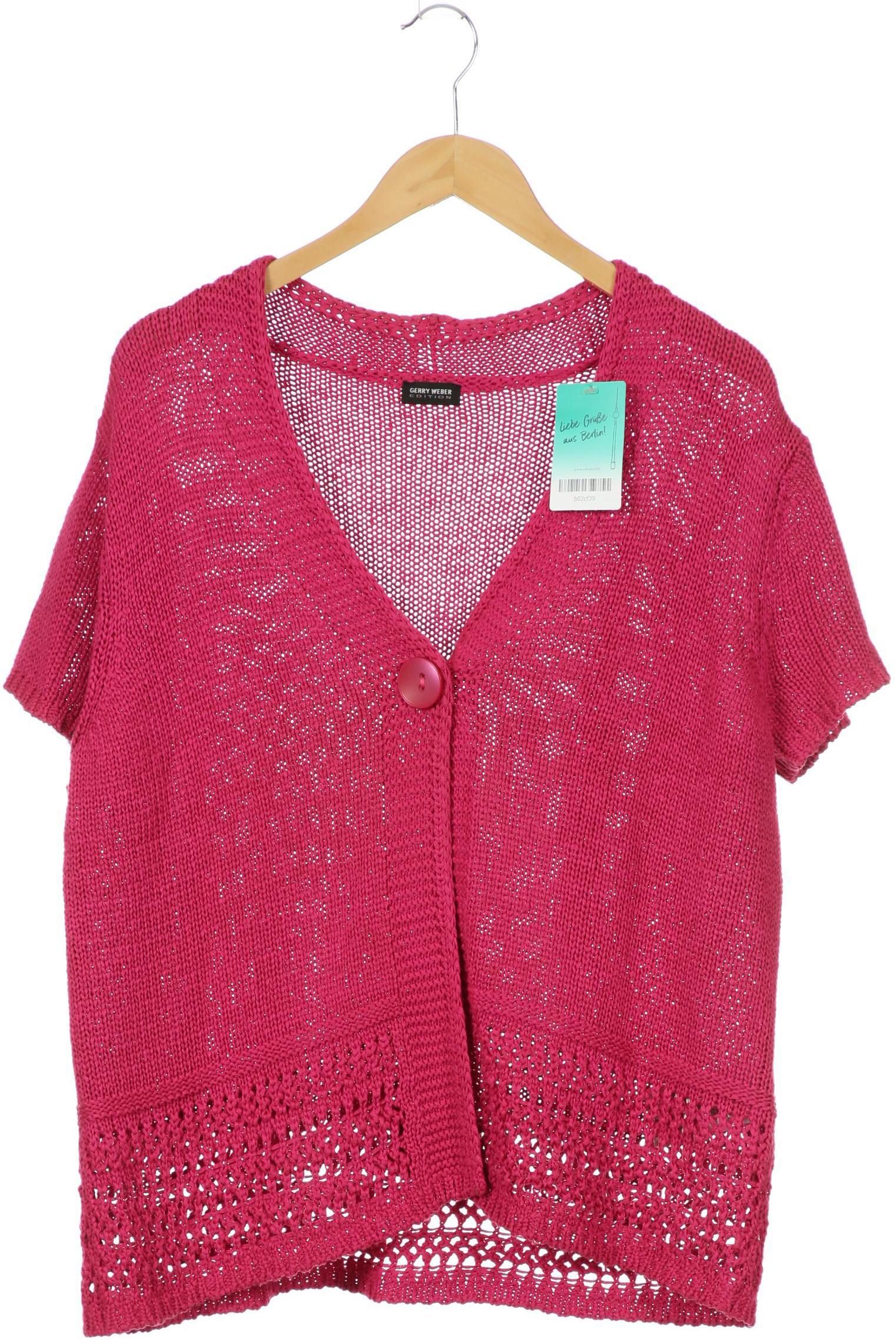 

Gerry Weber Damen Strickjacke, pink, Gr. 48