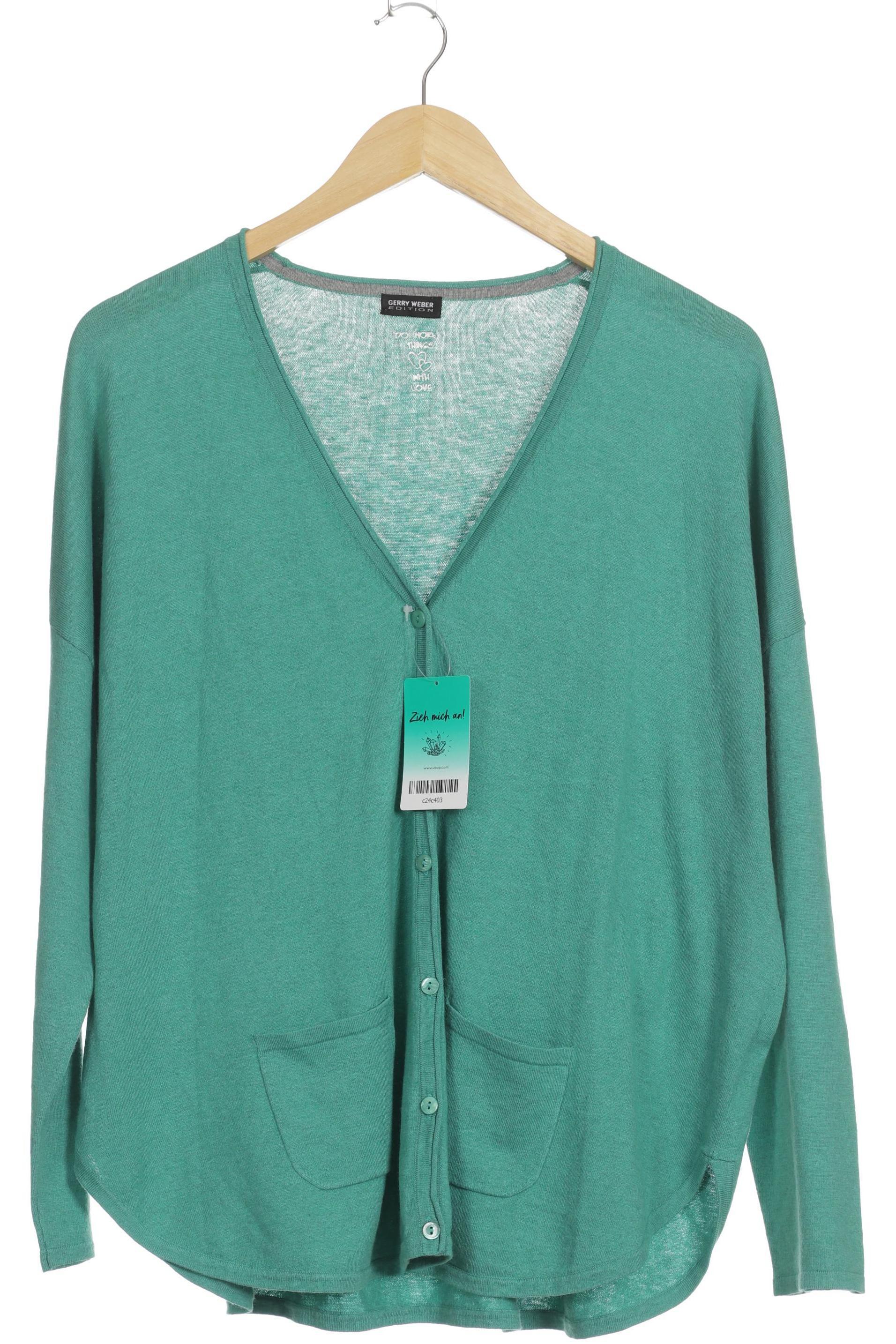 

Gerry Weber Damen Strickjacke, türkis, Gr. 40