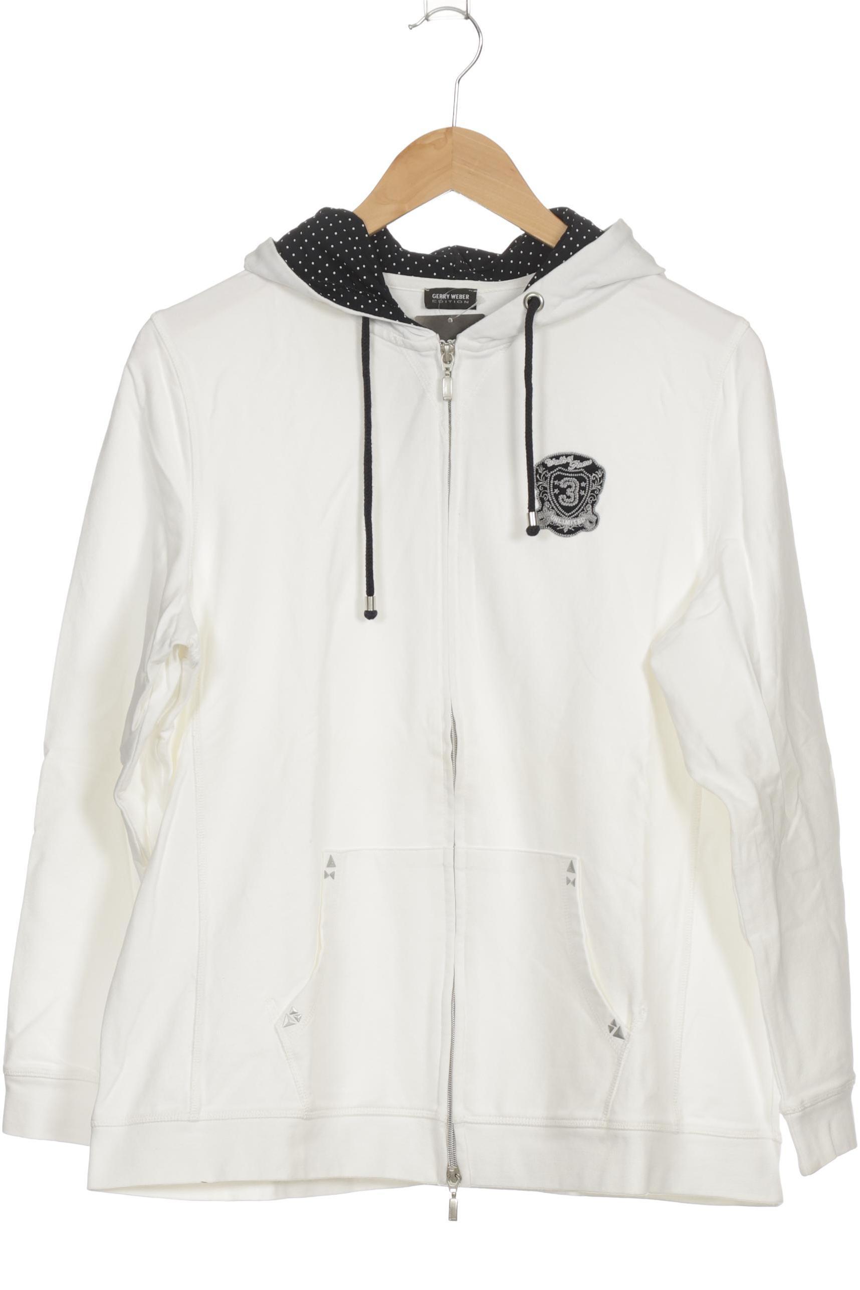 

Gerry Weber Damen Kapuzenpullover, weiß, Gr. 46