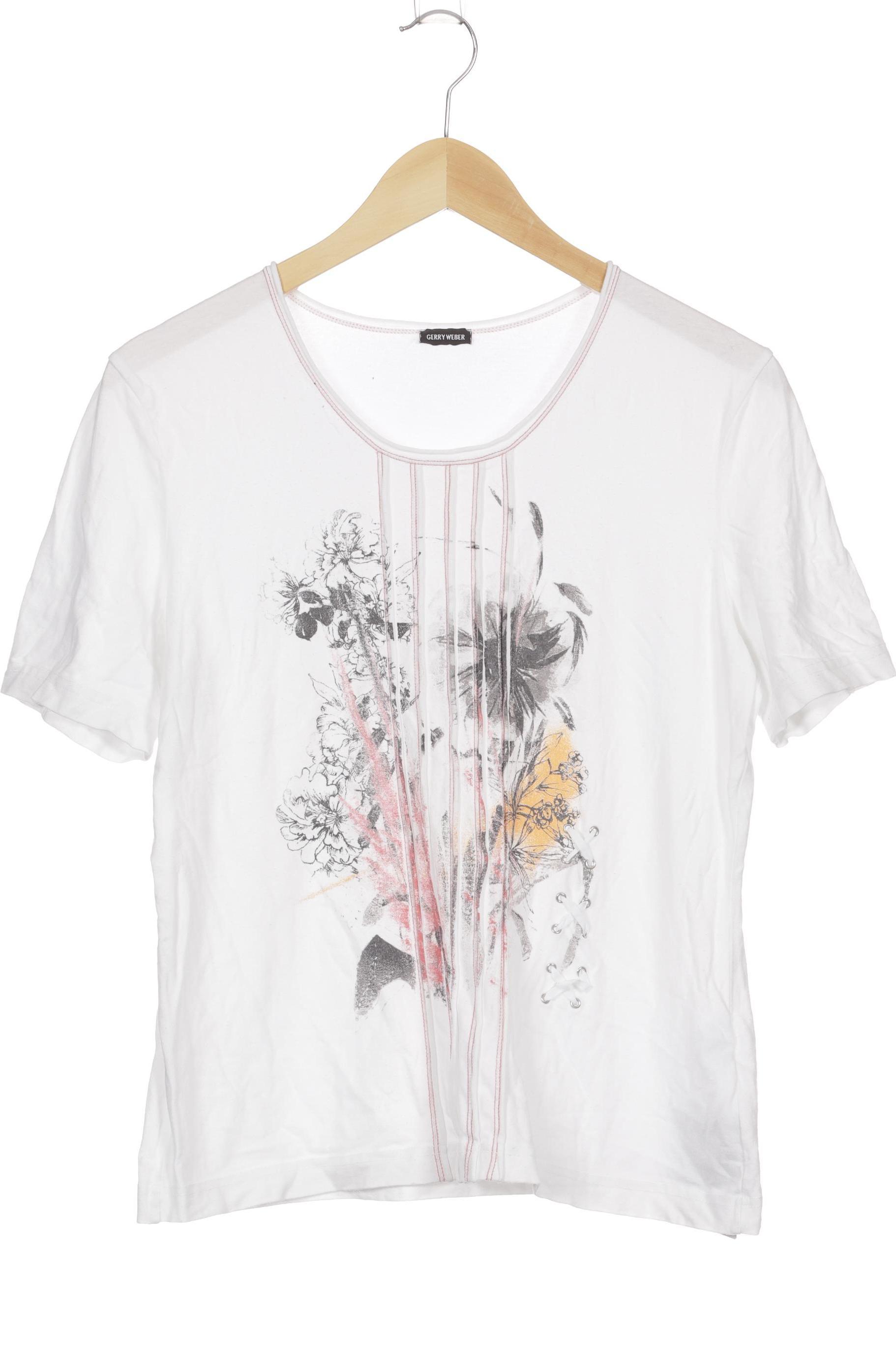 

Gerry Weber Damen T-Shirt, weiß, Gr. 42