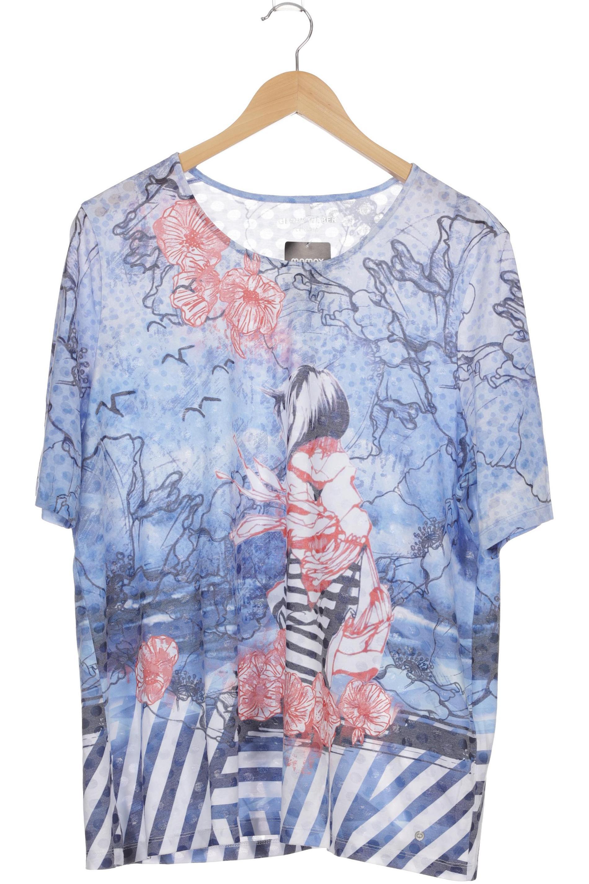 

Gerry Weber Damen T-Shirt, blau, Gr. 48