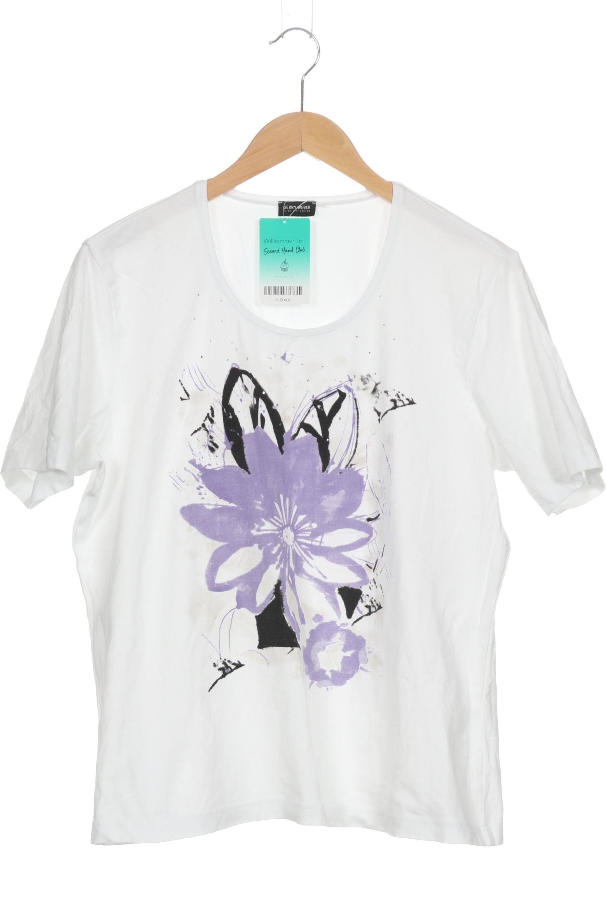 

Gerry Weber Damen T-Shirt, weiß, Gr. 44