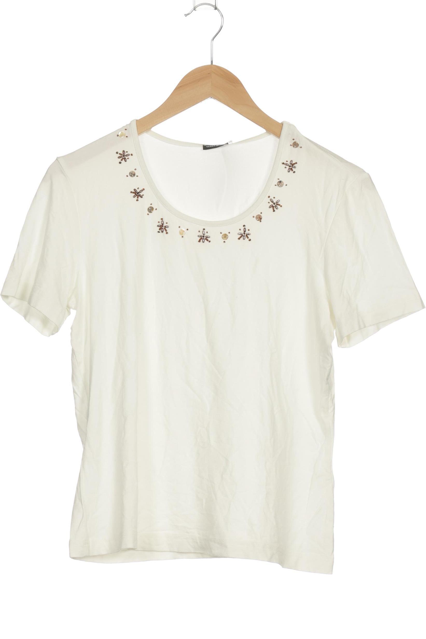 

Gerry Weber Damen T-Shirt, weiß, Gr. 40