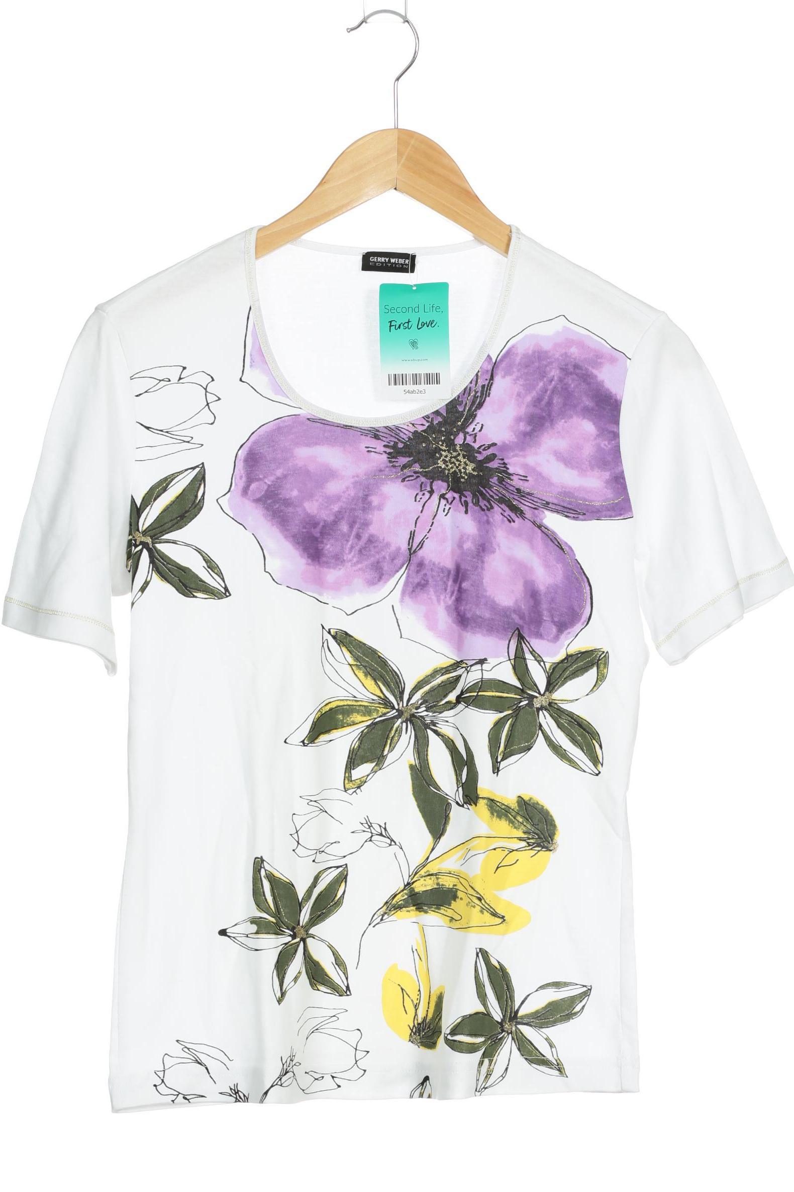 

Gerry Weber Damen T-Shirt, weiß, Gr.