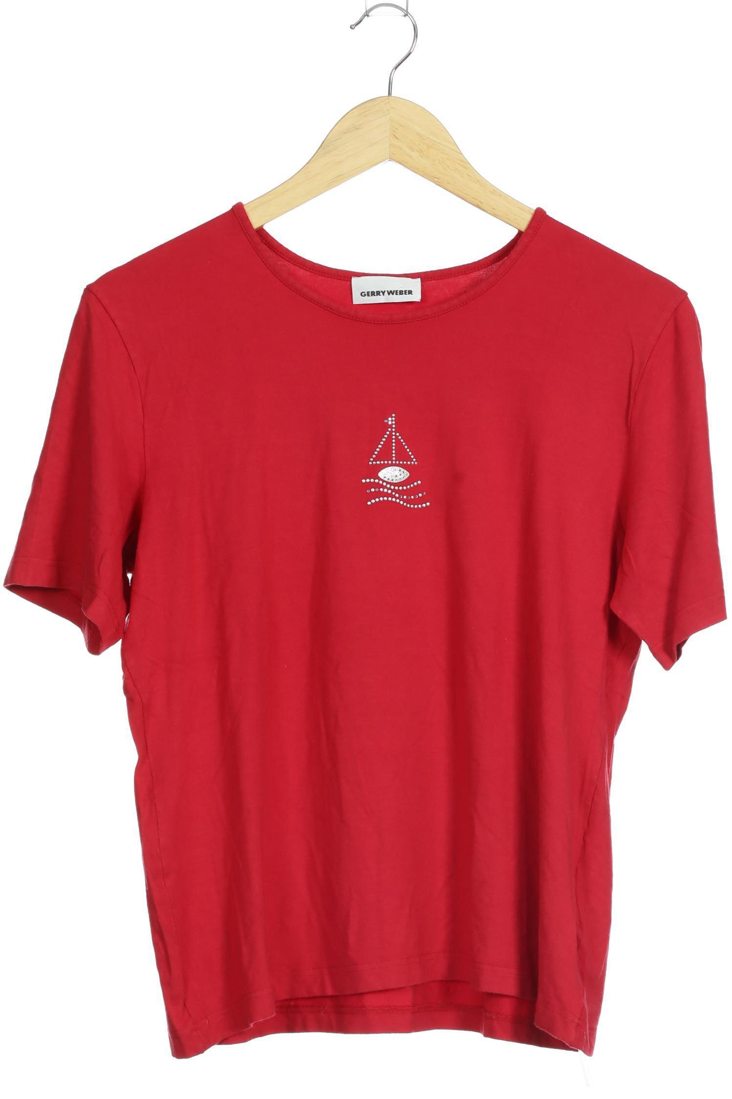 

Gerry Weber Damen T-Shirt, rot, Gr. 40