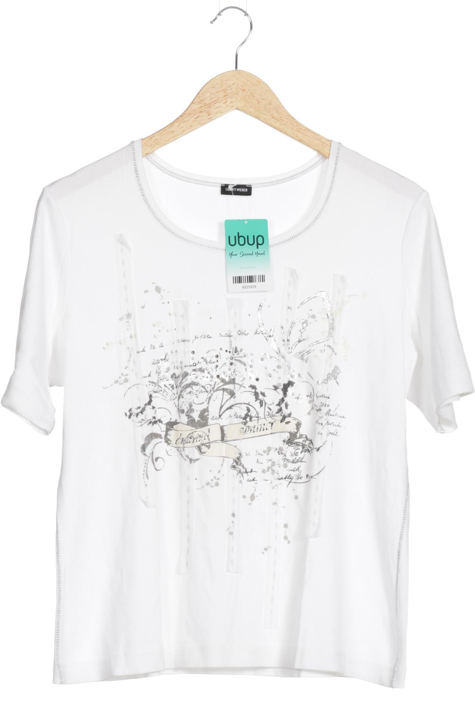 

Gerry Weber Damen T-Shirt, weiß, Gr.