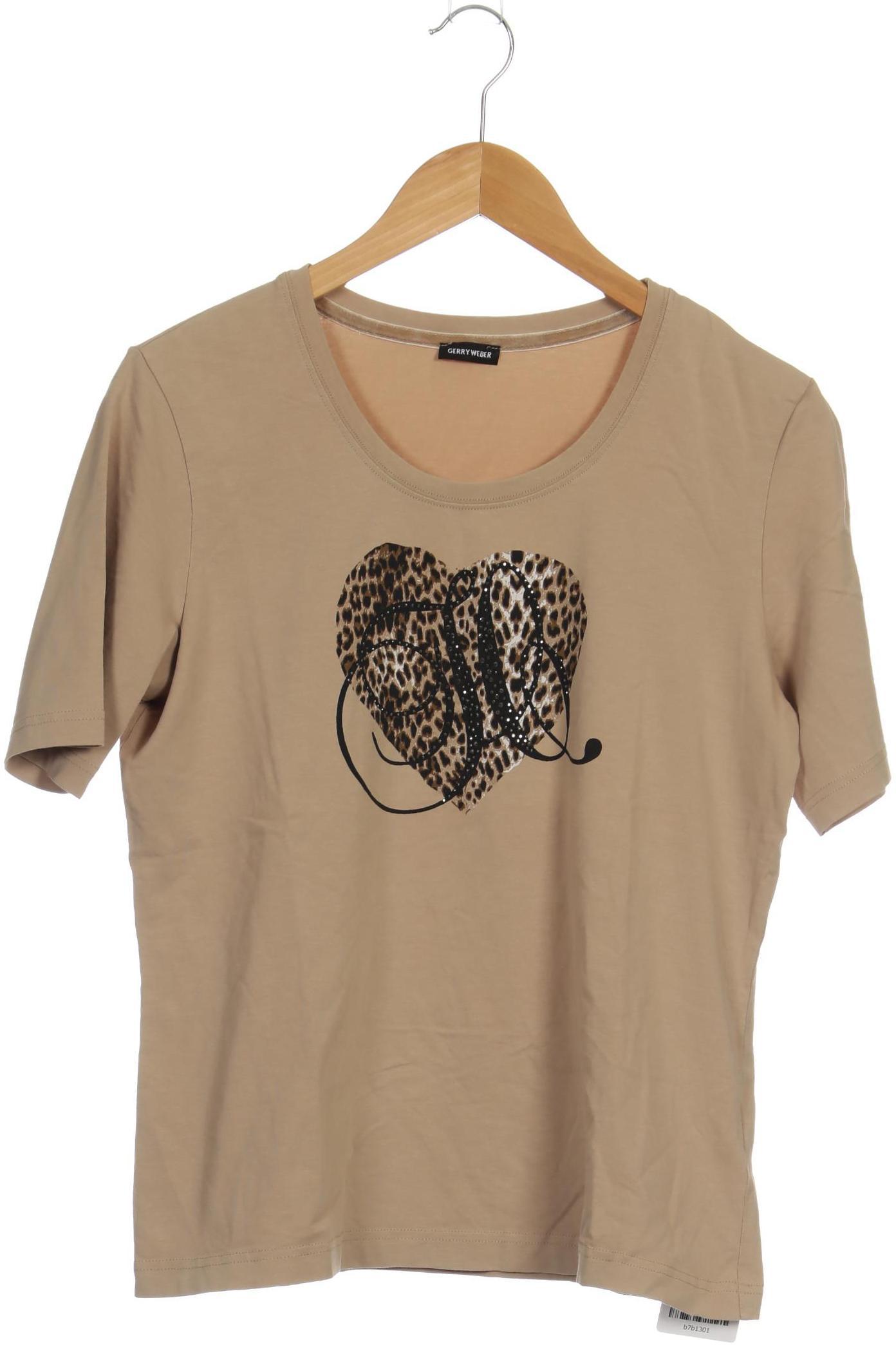 

Gerry Weber Damen T-Shirt, beige, Gr. 42